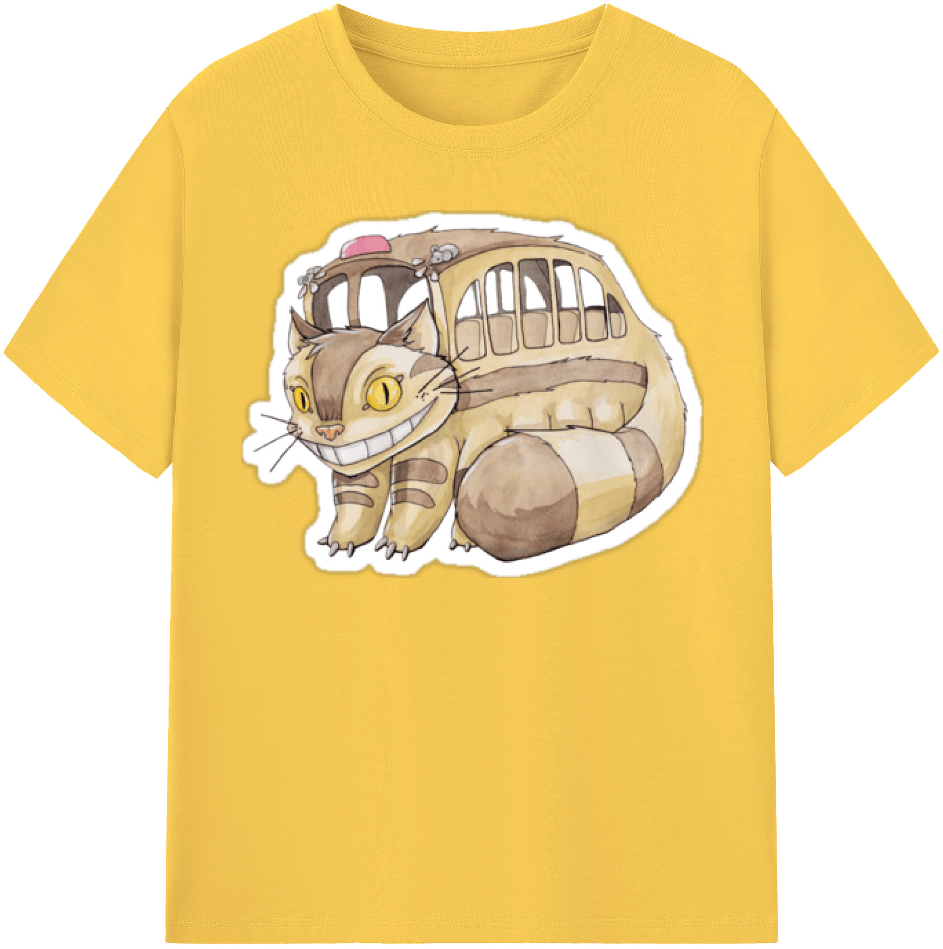 （画像用） となりのトトロ 草壁メイ 草壁サツキ My Neighbor Totoro Satsuki Kusakabe Mei Kusakabe 綿100％半袖Tシャツ（フロントプリント）