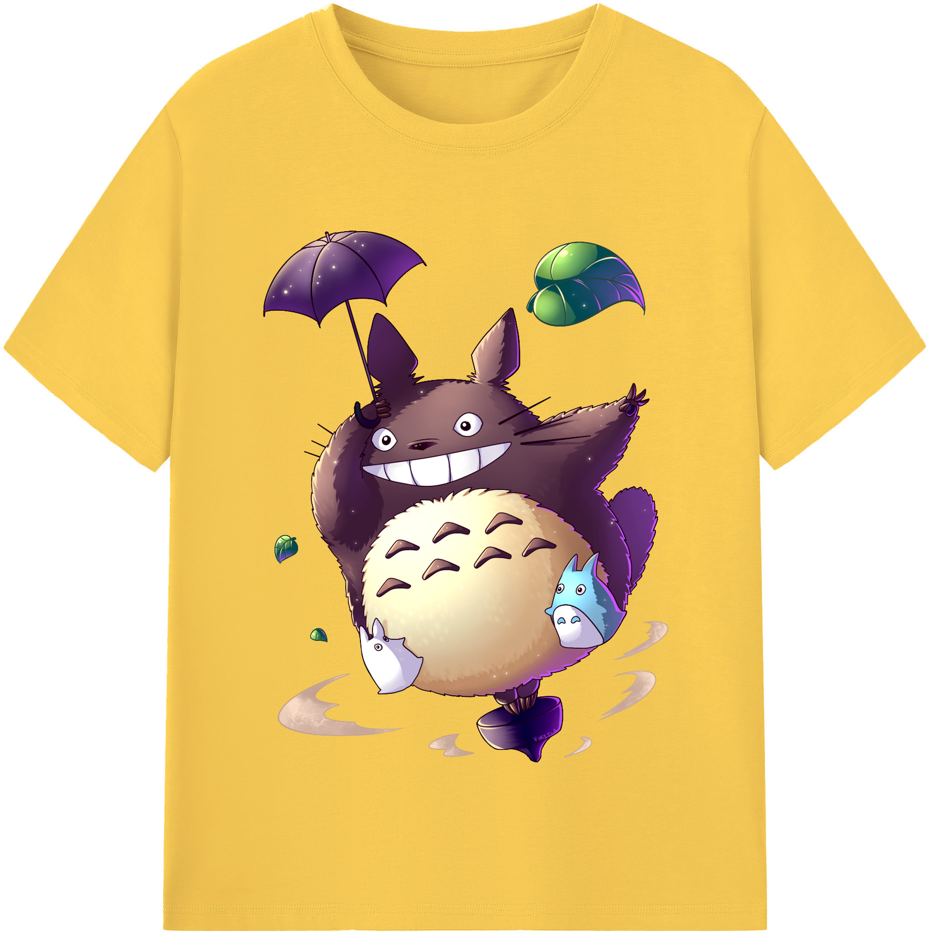 （画像用） となりのトトロ 草壁メイ 草壁サツキ My Neighbor Totoro Satsuki Kusakabe Mei Kusakabe 綿100％半袖Tシャツ（フロントプリント）
