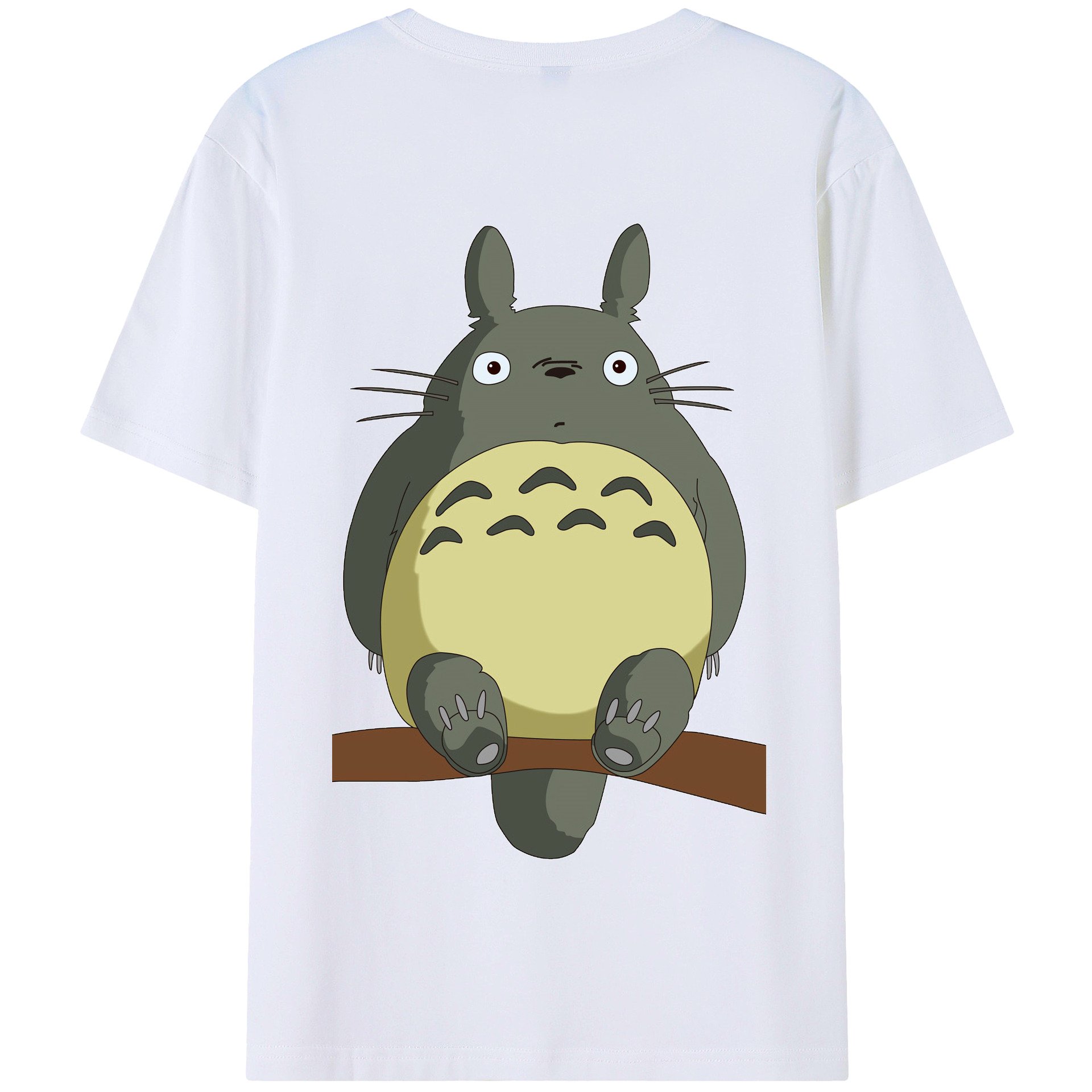 （画像用） となりのトトロ 草壁メイ 草壁サツキ My Neighbor Totoro Satsuki Kusakabe Mei Kusakabe 綿100％半袖Tシャツ（背面プリント）