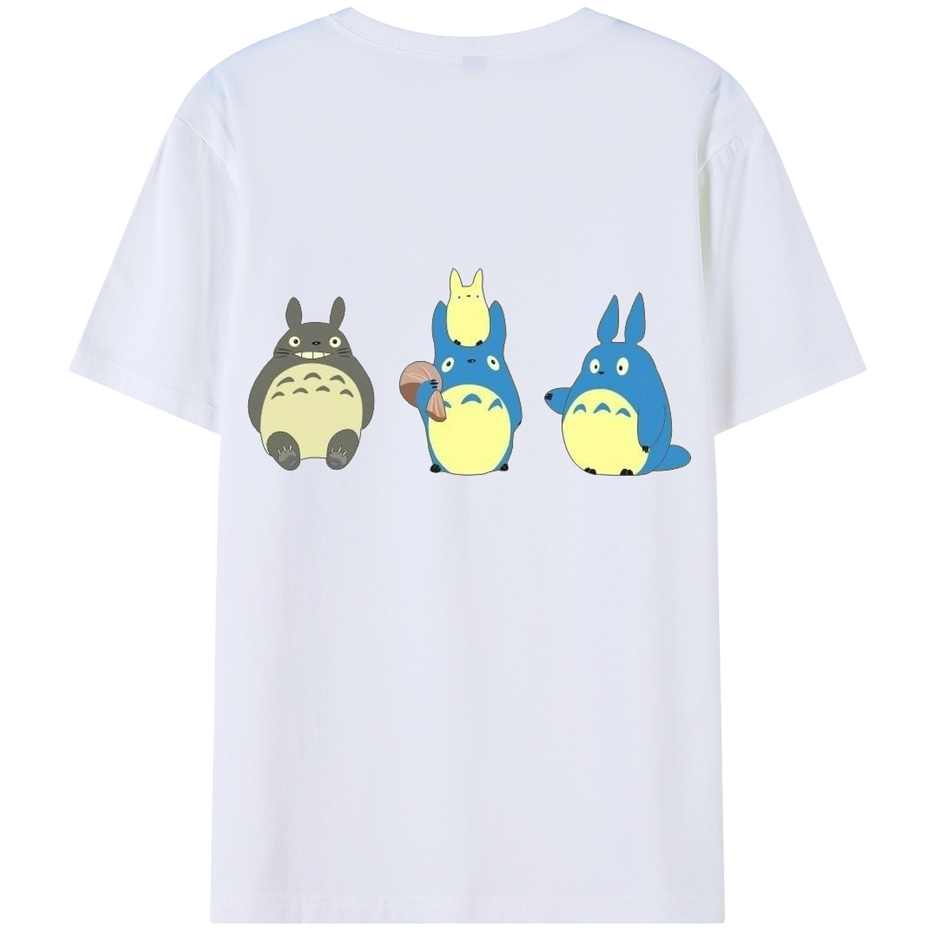 となりのトトロ 草壁メイ 草壁サツキ My Neighbor Totoro Satsuki Kusakabe Mei Kusakabe 綿100％半袖Tシャツ（背面プリント）