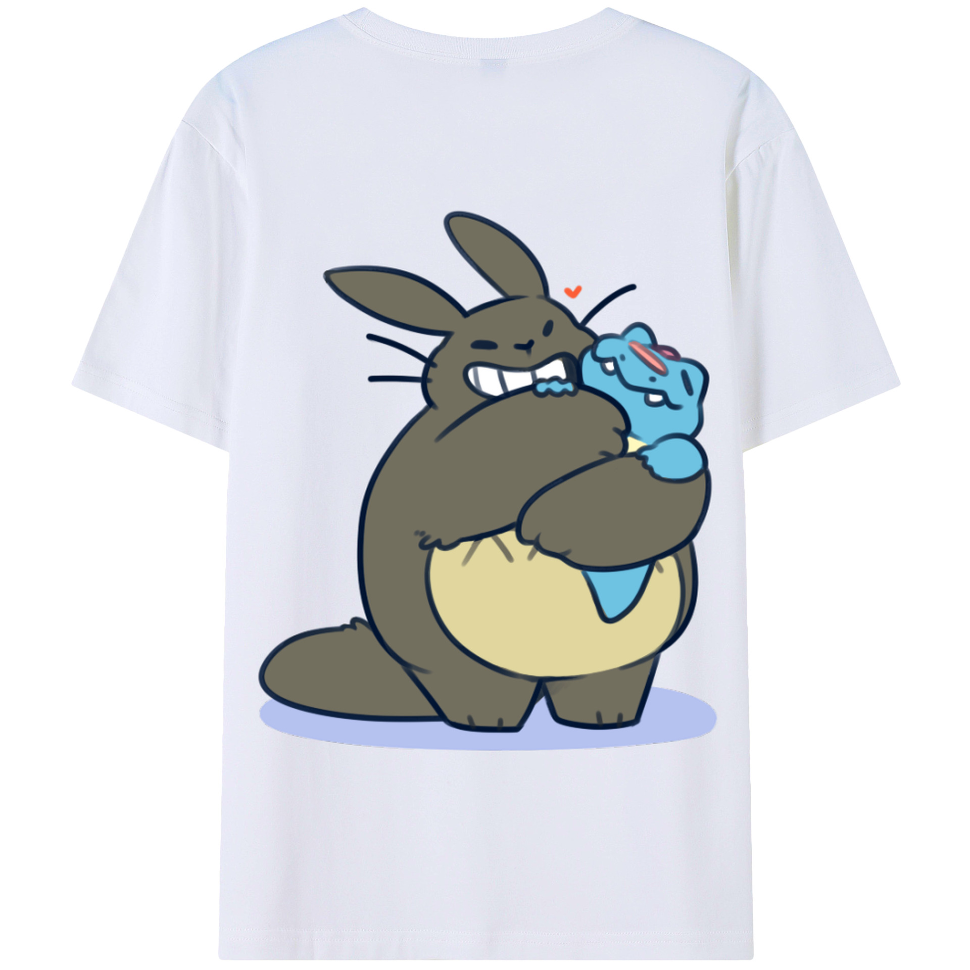 となりのトトロ 草壁メイ 草壁サツキ My Neighbor Totoro Satsuki Kusakabe Mei Kusakabe 綿100％半袖Tシャツ（背面プリント）