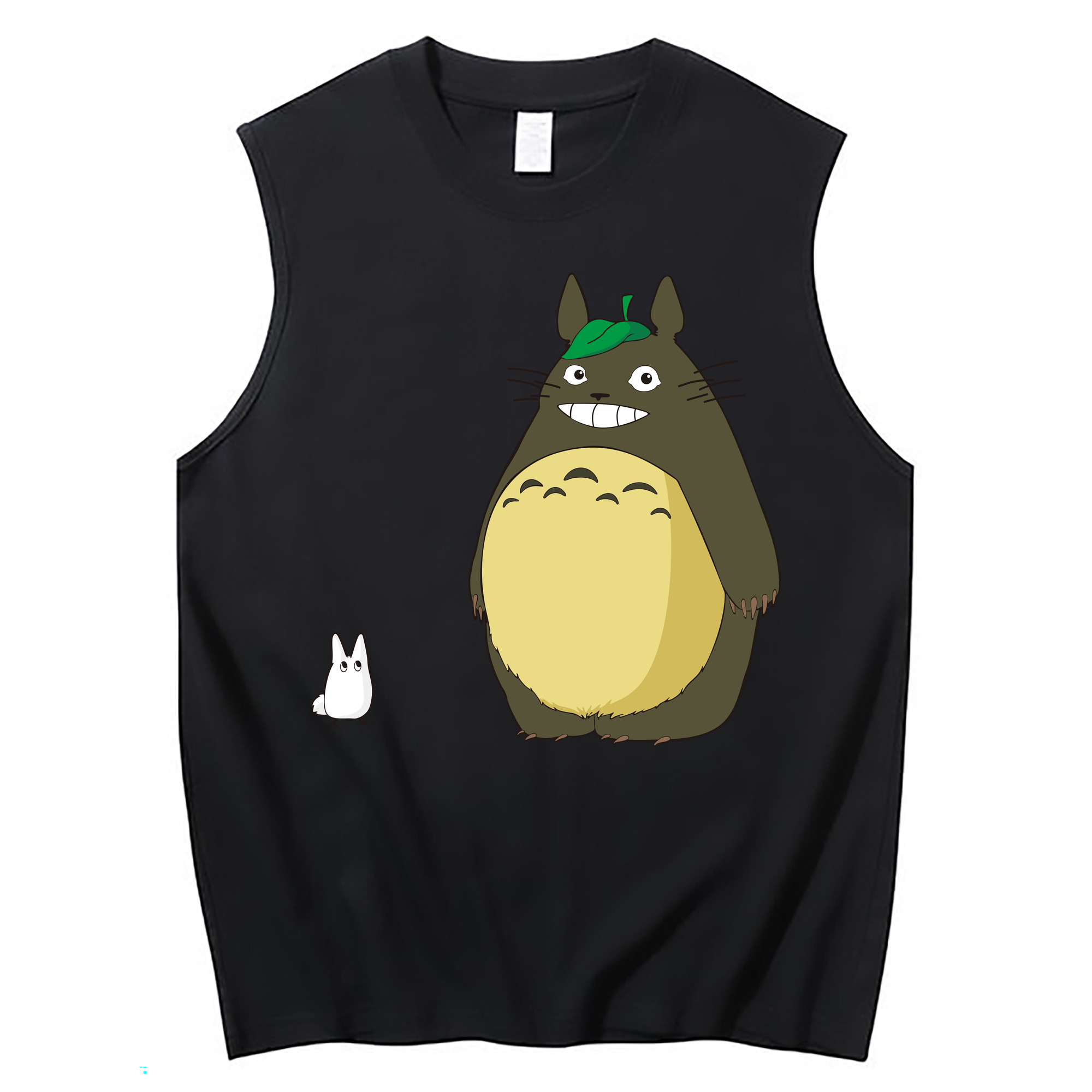 （画像用） となりのトトロ 草壁メイ 草壁サツキ My Neighbor Totoro Satsuki Kusakabe Mei Kusakabe コットン100％タンクトップ（フロントプリント）