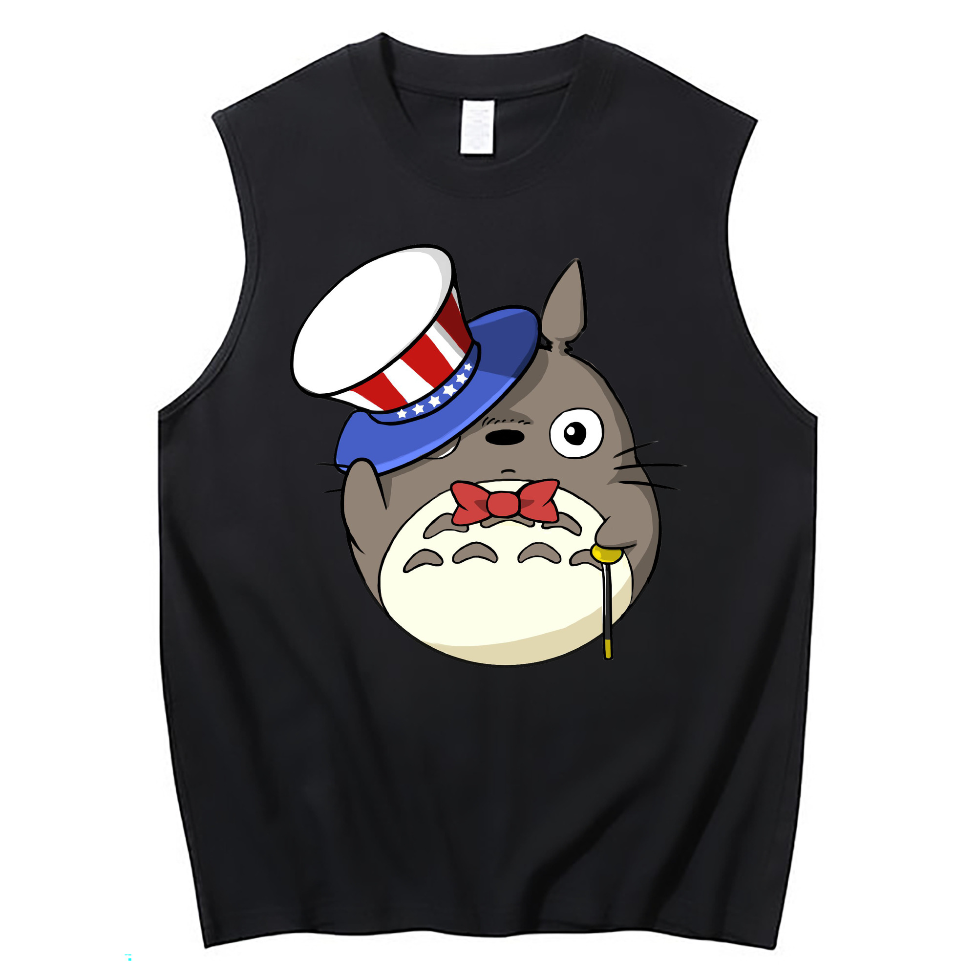 （画像用） となりのトトロ 草壁メイ 草壁サツキ My Neighbor Totoro Satsuki Kusakabe Mei Kusakabe コットン100％タンクトップ（フロントプリント）
