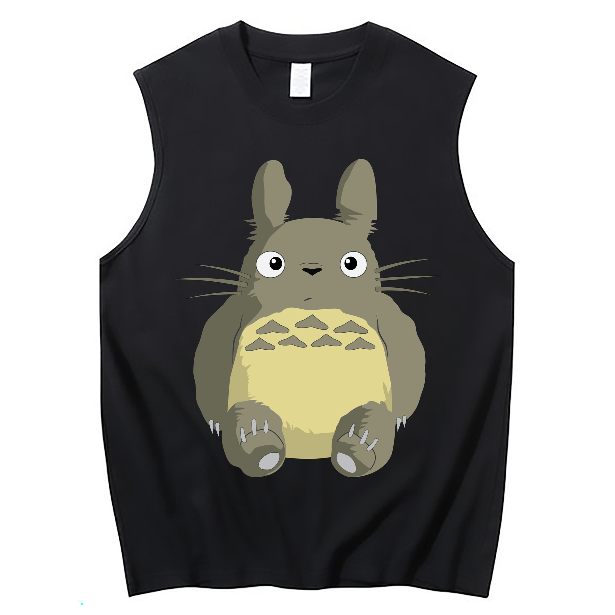 （画像用） となりのトトロ 草壁メイ 草壁サツキ My Neighbor Totoro Satsuki Kusakabe Mei Kusakabe コットン100％タンクトップ（フロントプリント）