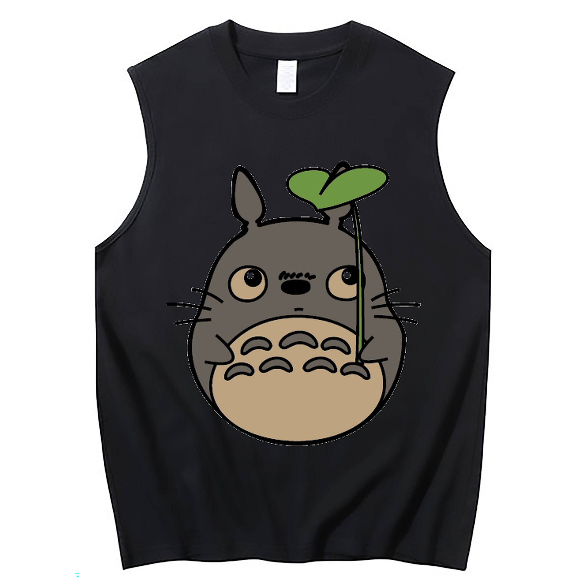 （画像用） となりのトトロ 草壁メイ 草壁サツキ My Neighbor Totoro Satsuki Kusakabe Mei Kusakabe コットン100％タンクトップ（フロントプリント）