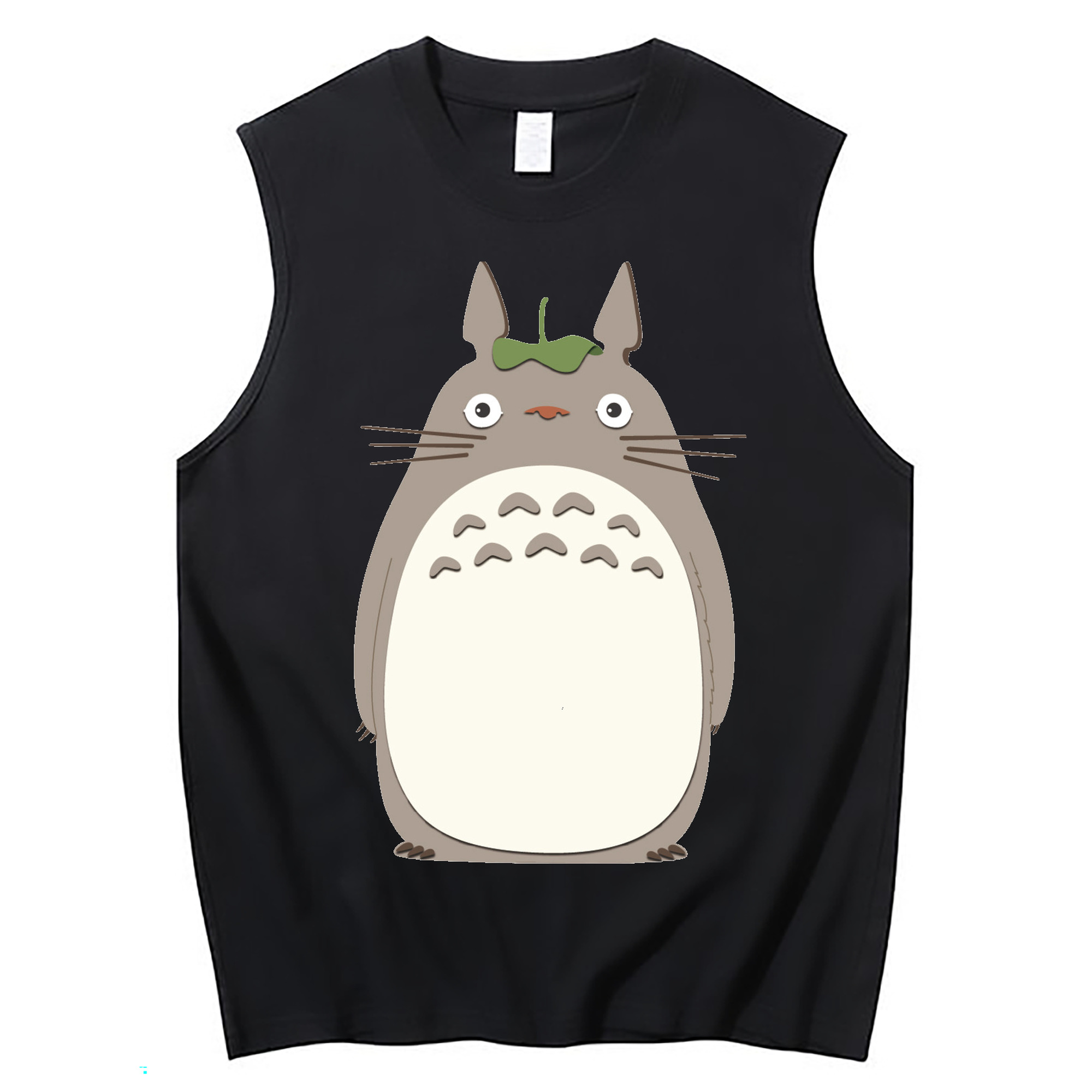 （画像用） となりのトトロ 草壁メイ 草壁サツキ My Neighbor Totoro Satsuki Kusakabe Mei Kusakabe コットン100％タンクトップ（フロントプリント）