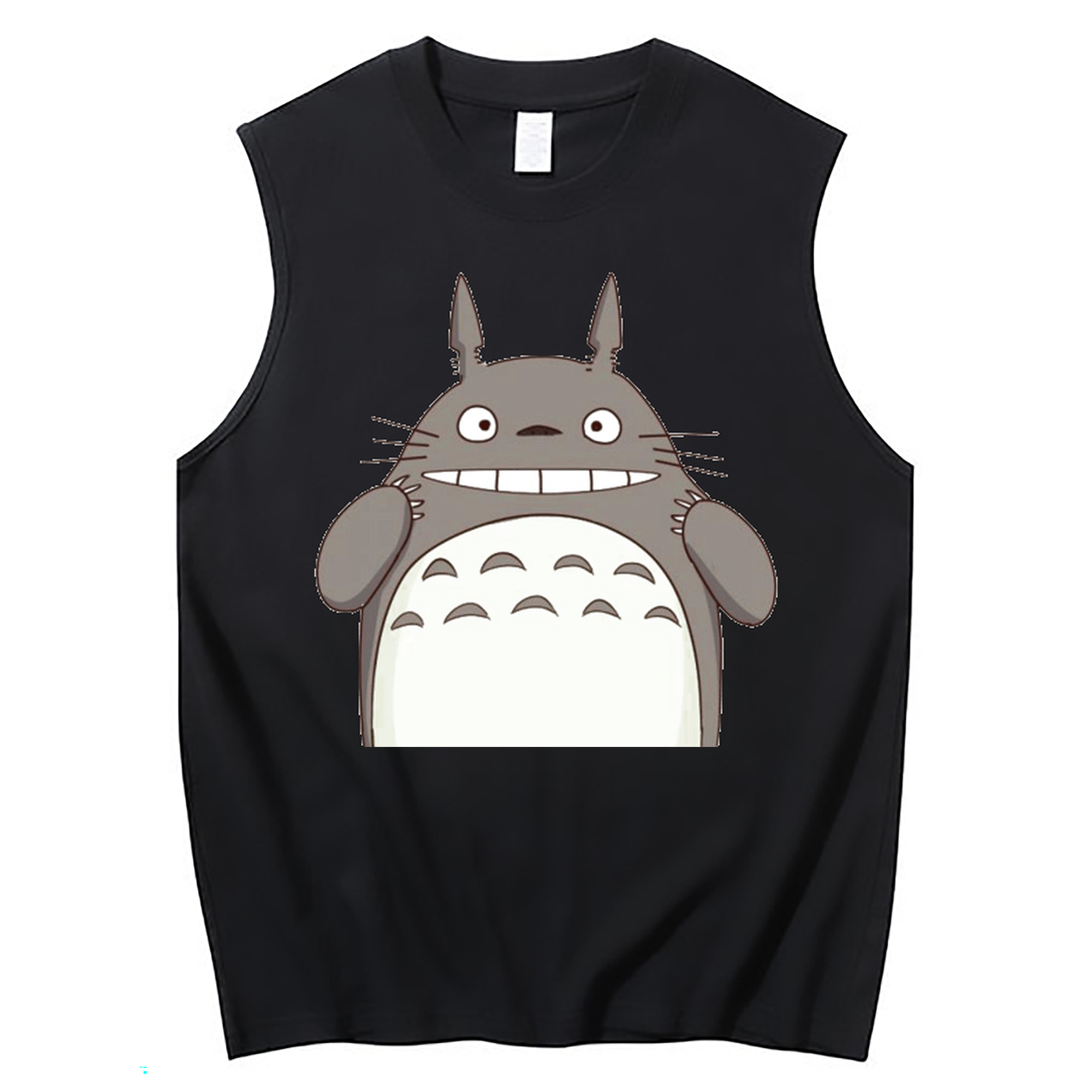 （画像用） となりのトトロ 草壁メイ 草壁サツキ My Neighbor Totoro Satsuki Kusakabe Mei Kusakabe コットン100％タンクトップ（フロントプリント）