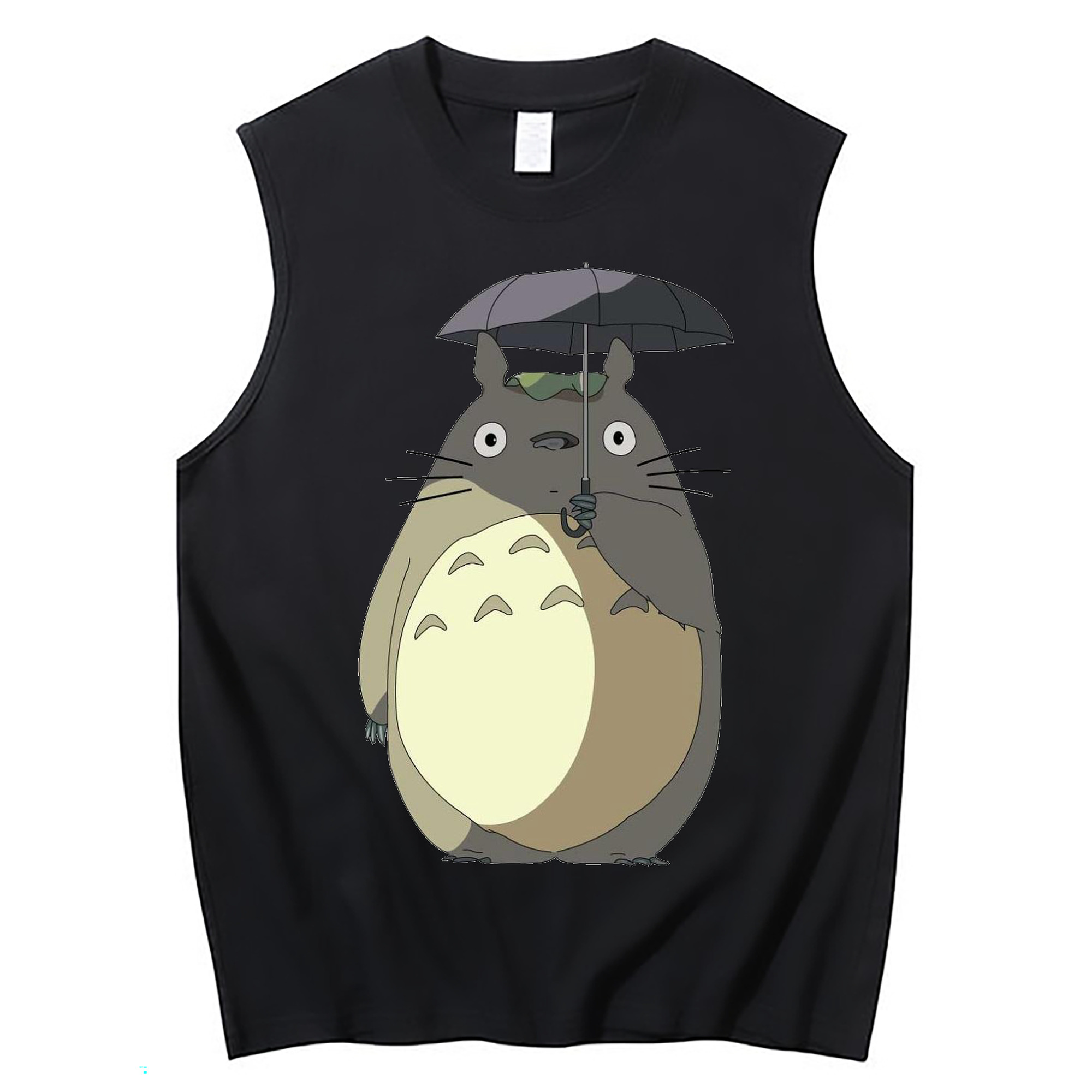 （画像用） となりのトトロ 草壁メイ 草壁サツキ My Neighbor Totoro Satsuki Kusakabe Mei Kusakabe コットン100％タンクトップ（フロントプリント）