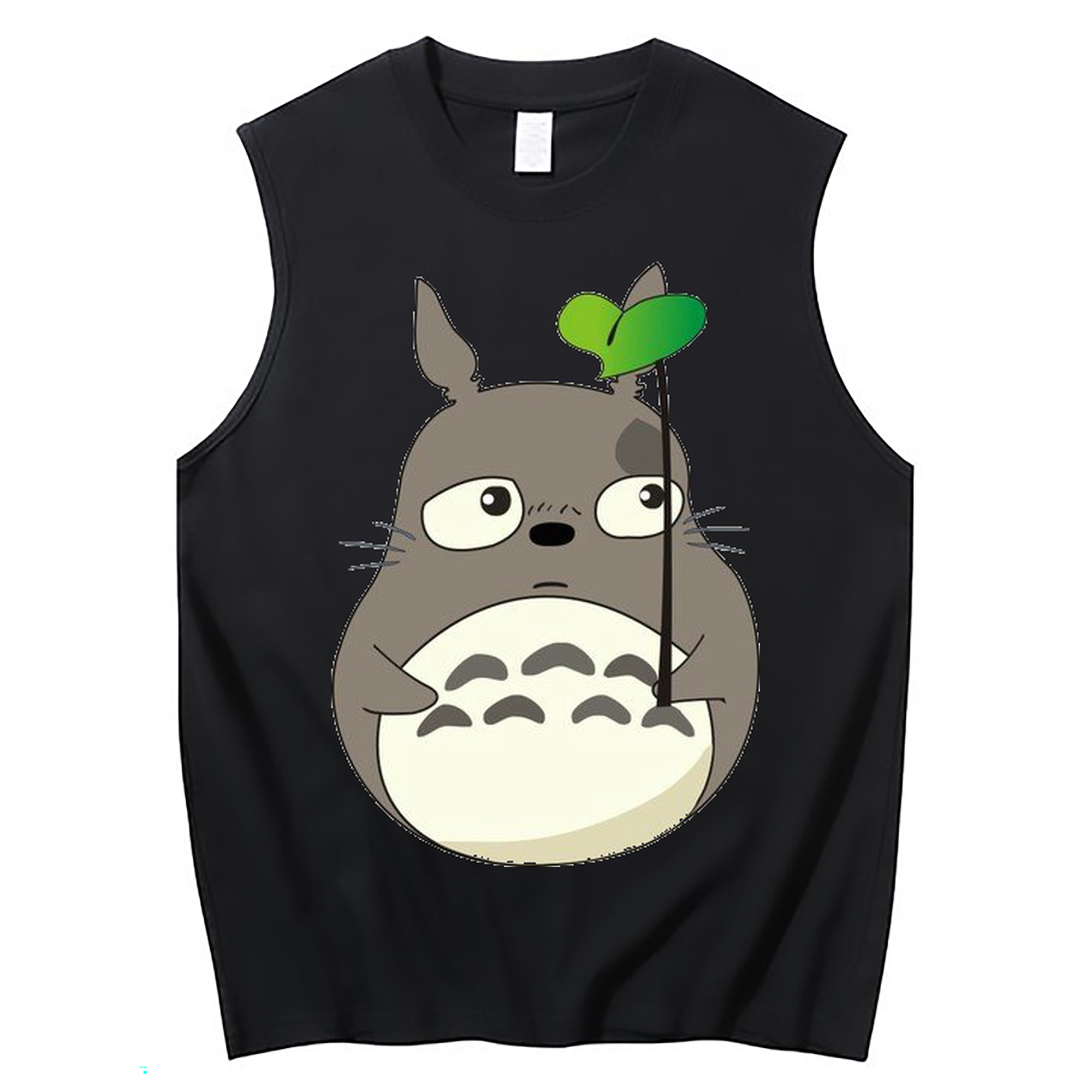 （画像用） となりのトトロ 草壁メイ 草壁サツキ My Neighbor Totoro Satsuki Kusakabe Mei Kusakabe コットン100％タンクトップ（フロントプリント）