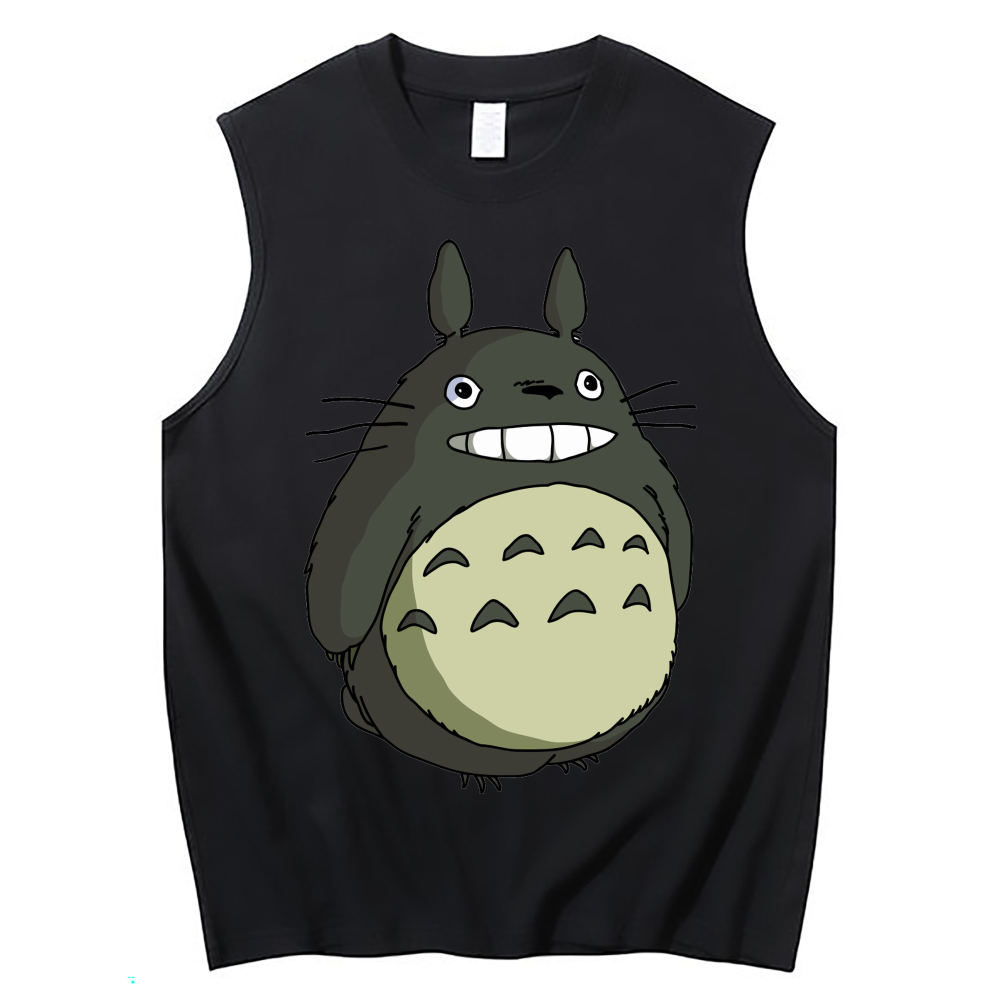 （画像用） となりのトトロ 草壁メイ 草壁サツキ My Neighbor Totoro Satsuki Kusakabe Mei Kusakabe コットン100％タンクトップ（フロントプリント）
