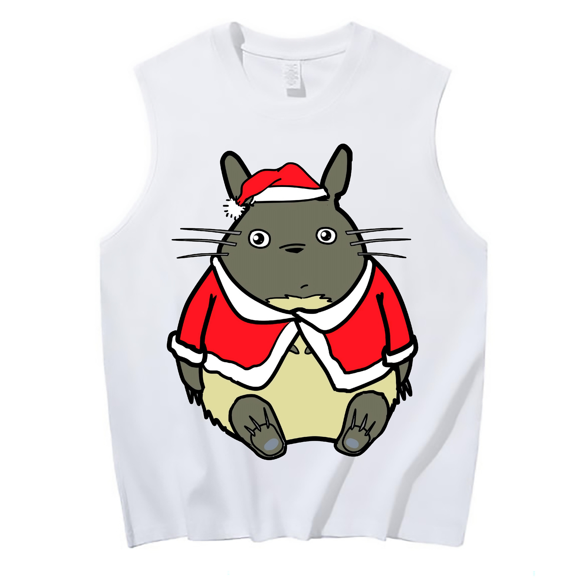（画像用） となりのトトロ 草壁メイ 草壁サツキ My Neighbor Totoro Satsuki Kusakabe Mei Kusakabe コットン100％タンクトップ（フロントプリント）