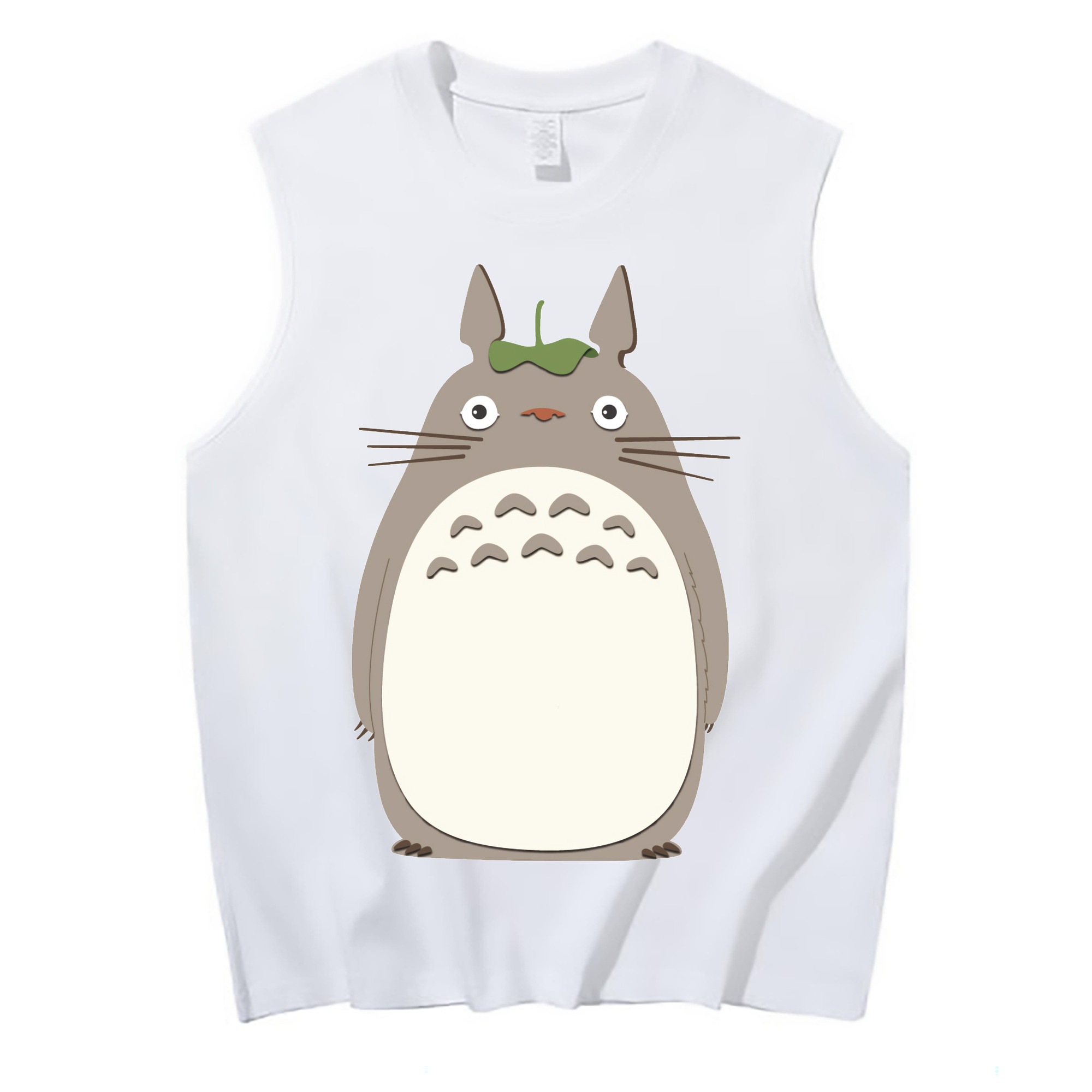 （画像用） となりのトトロ 草壁メイ 草壁サツキ My Neighbor Totoro Satsuki Kusakabe Mei Kusakabe コットン100％タンクトップ（フロントプリント）