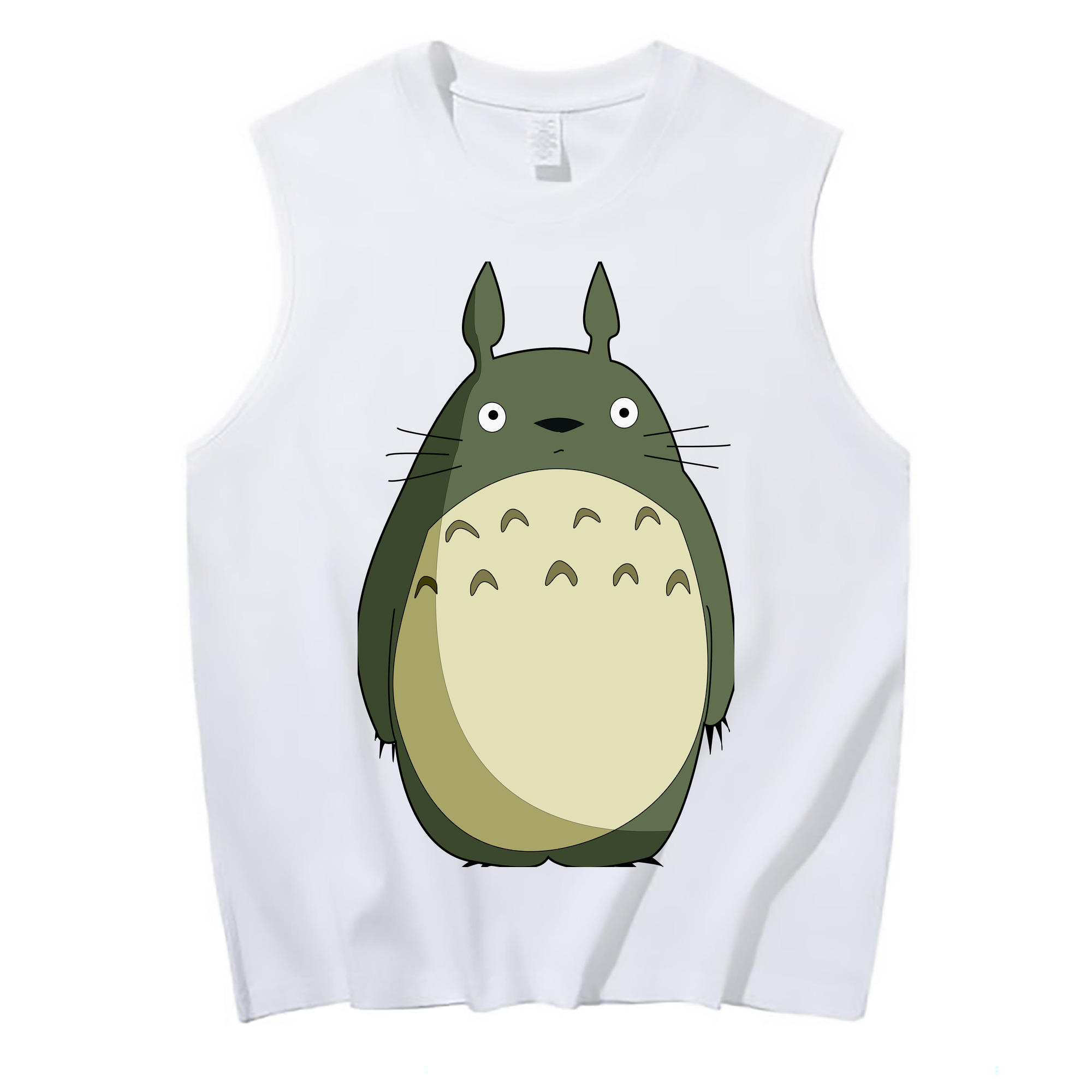 （画像用） となりのトトロ 草壁メイ 草壁サツキ My Neighbor Totoro Satsuki Kusakabe Mei Kusakabe コットン100％タンクトップ（フロントプリント）