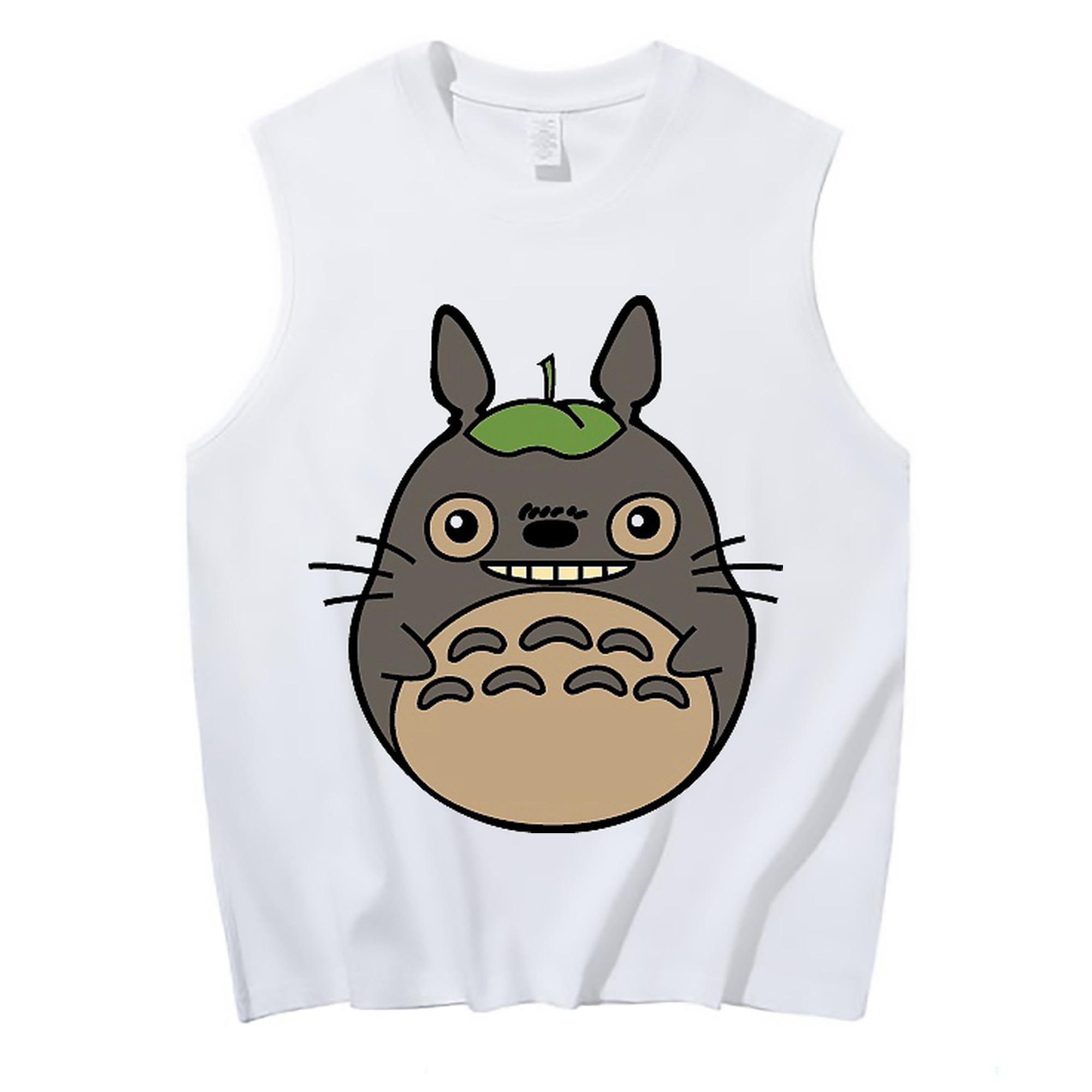 （画像用） となりのトトロ 草壁メイ 草壁サツキ My Neighbor Totoro Satsuki Kusakabe Mei Kusakabe コットン100％タンクトップ（フロントプリント）
