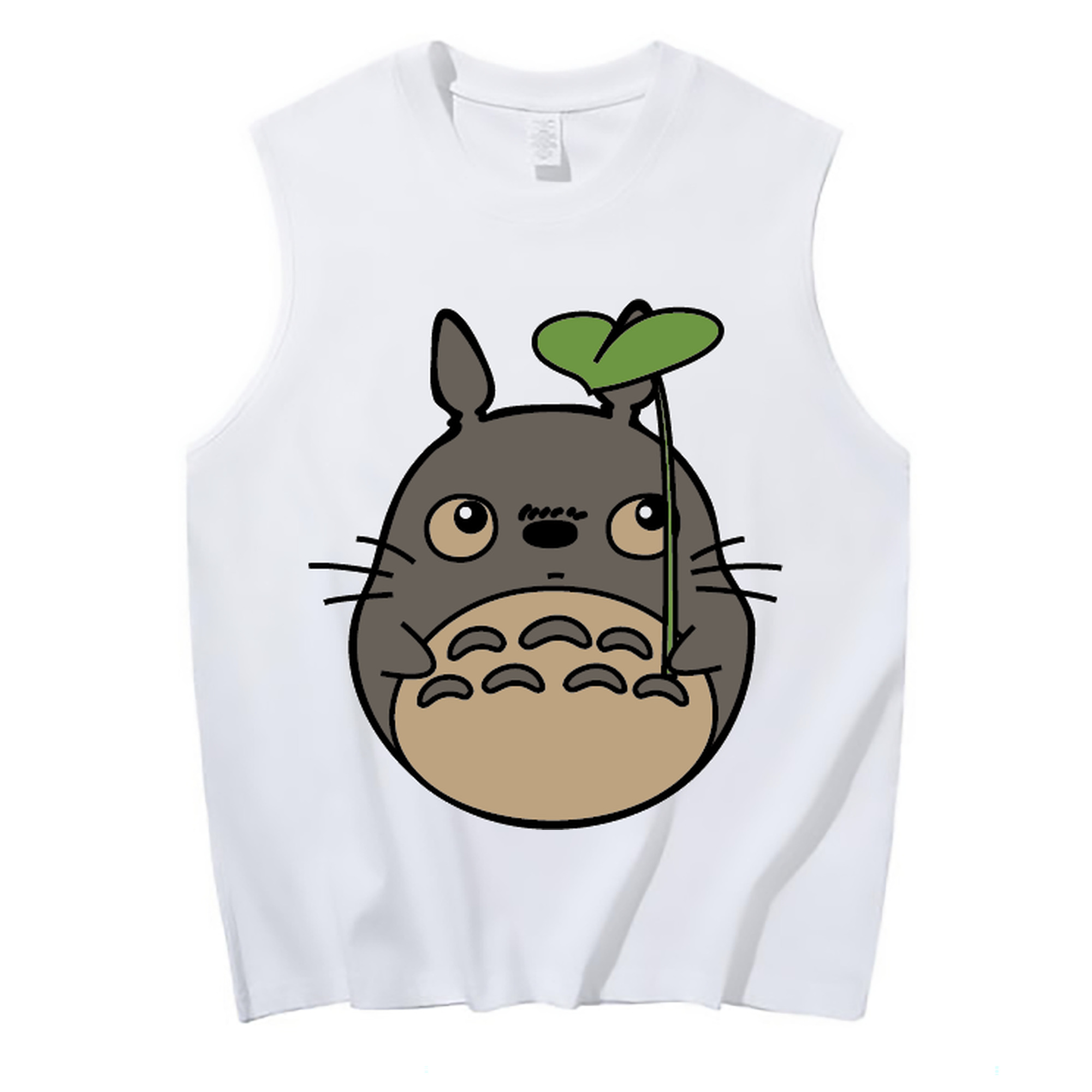 （画像用） となりのトトロ 草壁メイ 草壁サツキ My Neighbor Totoro Satsuki Kusakabe Mei Kusakabe コットン100％タンクトップ（フロントプリント）