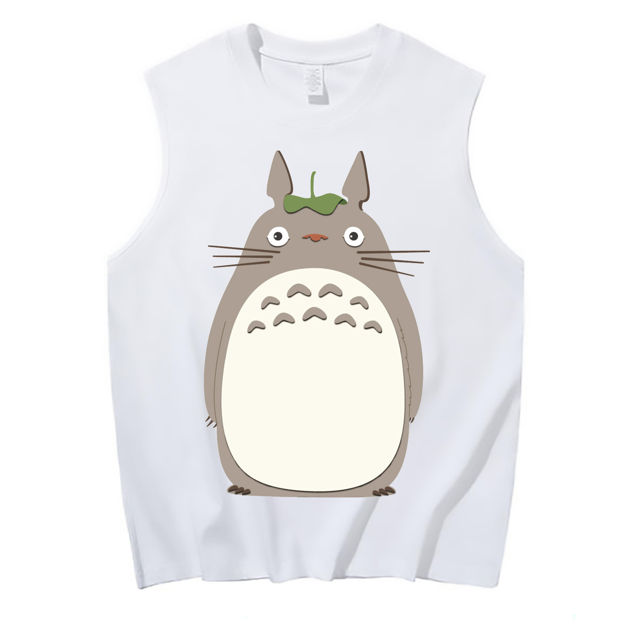 （画像用） となりのトトロ 草壁メイ 草壁サツキ My Neighbor Totoro Satsuki Kusakabe Mei Kusakabe コットン100％タンクトップ（フロントプリント）