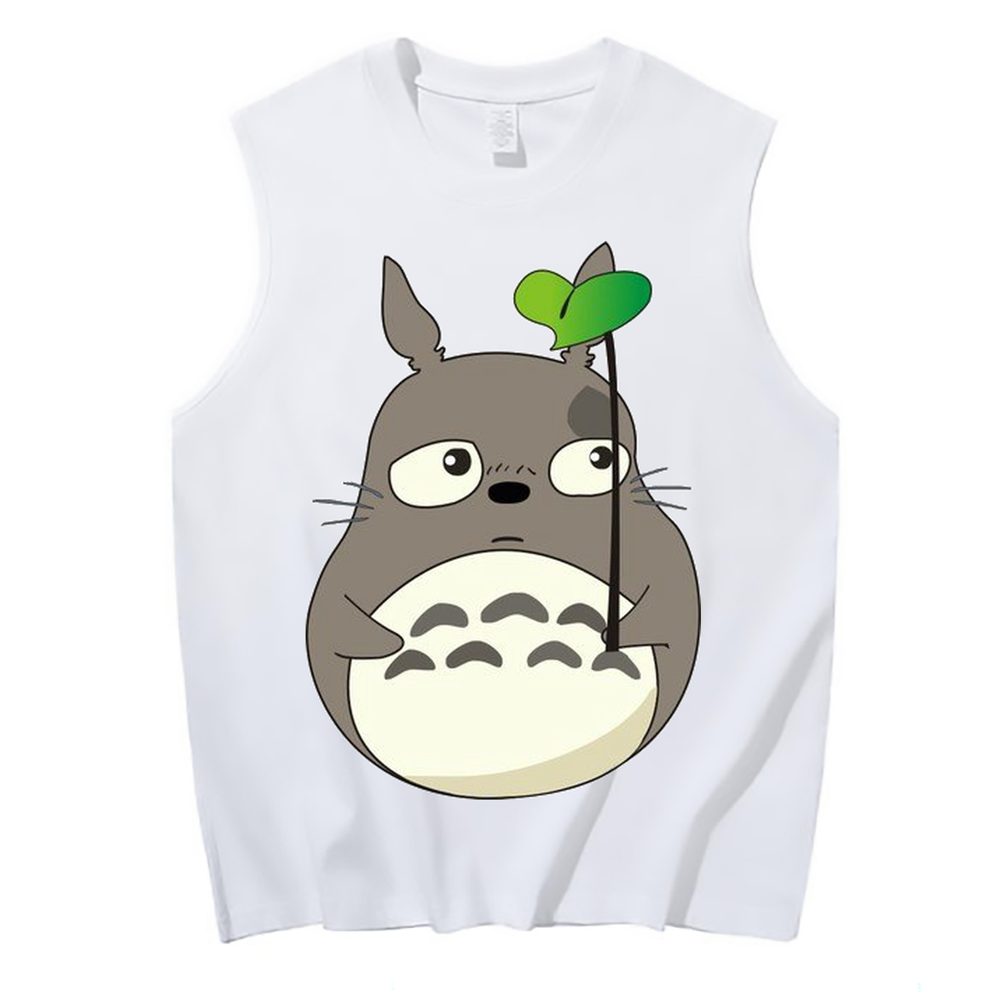 （画像用） となりのトトロ 草壁メイ 草壁サツキ My Neighbor Totoro Satsuki Kusakabe Mei Kusakabe コットン100％タンクトップ（フロントプリント）
