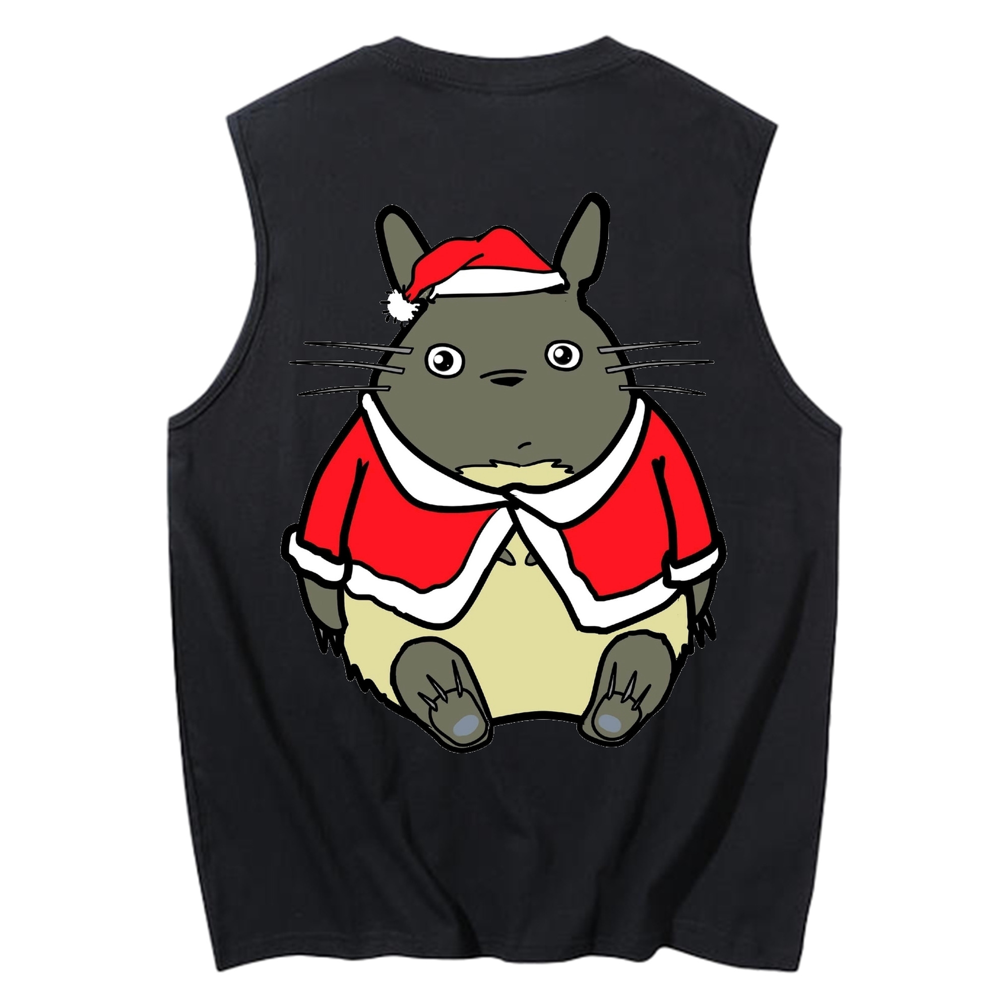 （画像用） となりのトトロ 草壁メイ 草壁サツキ My Neighbor Totoro Satsuki Kusakabe Mei Kusakabe コットン100％タンクトップ（背面プリント）
