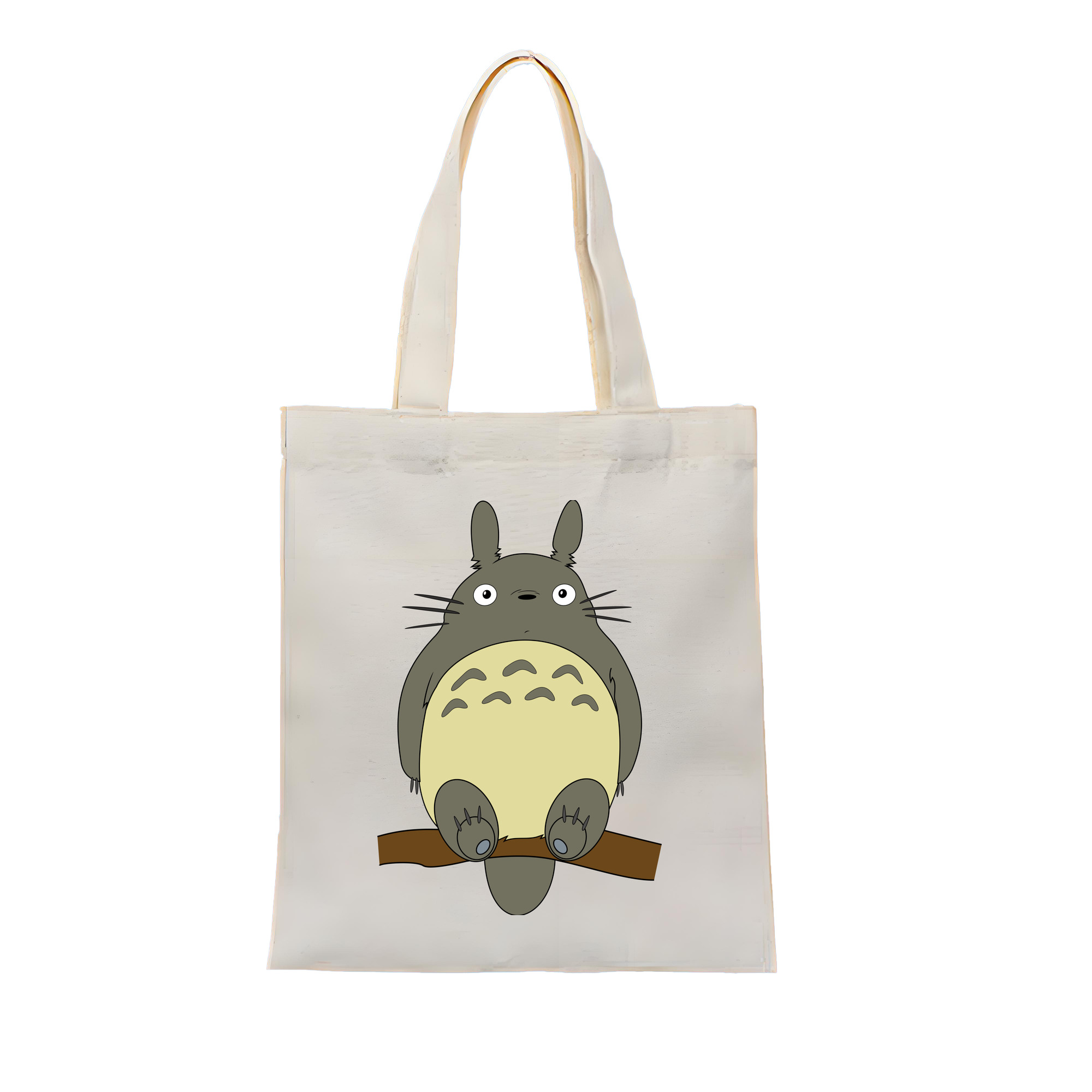 （画像用） となりのトトロ 草壁メイ 草壁サツキ My Neighbor Totoro Satsuki Kusakabe Mei Kusakabe 縦型キャンバス生地手提げバッグ　トートバッグ