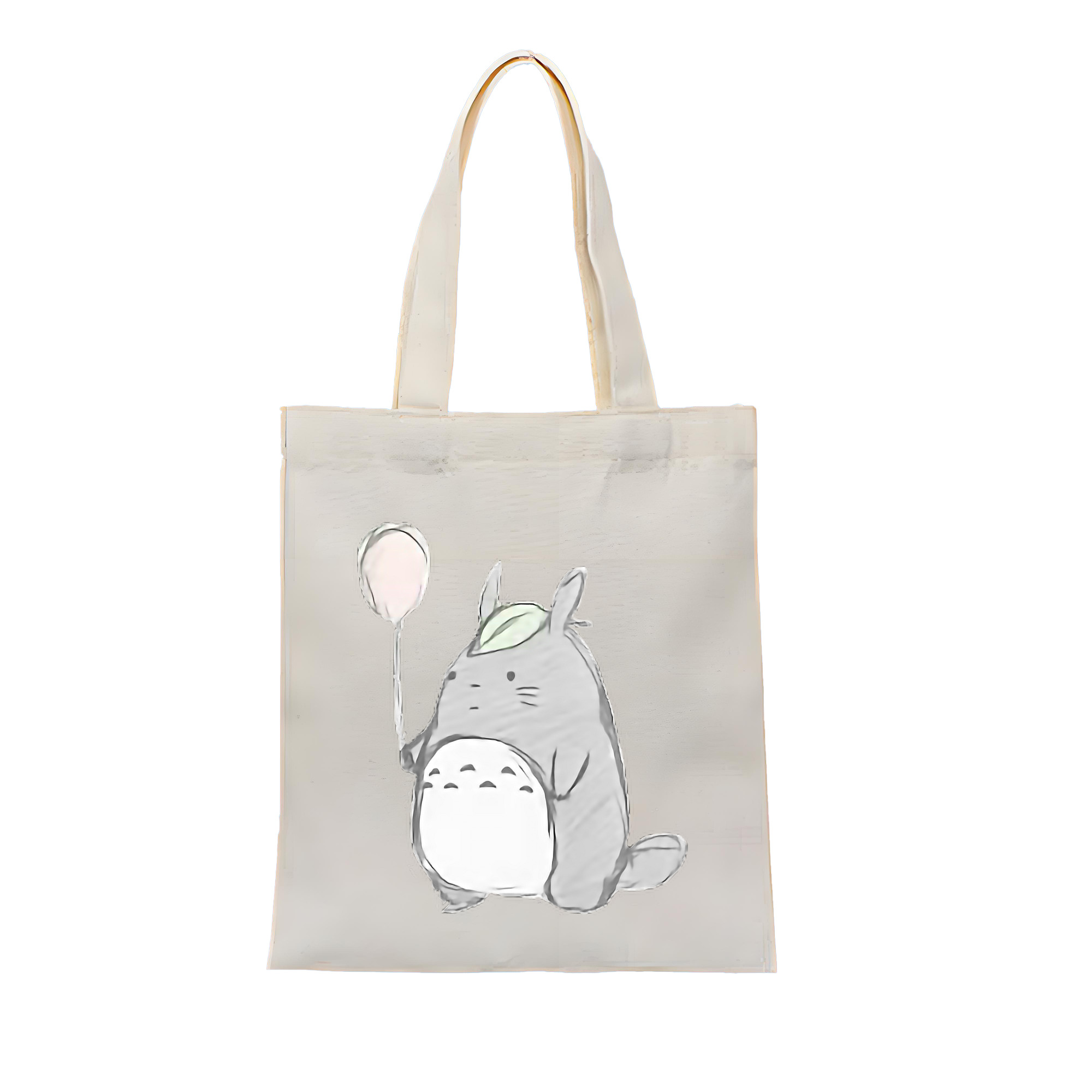 （画像用） となりのトトロ 草壁メイ 草壁サツキ My Neighbor Totoro Satsuki Kusakabe Mei Kusakabe 縦型キャンバス生地手提げバッグ　トートバッグ