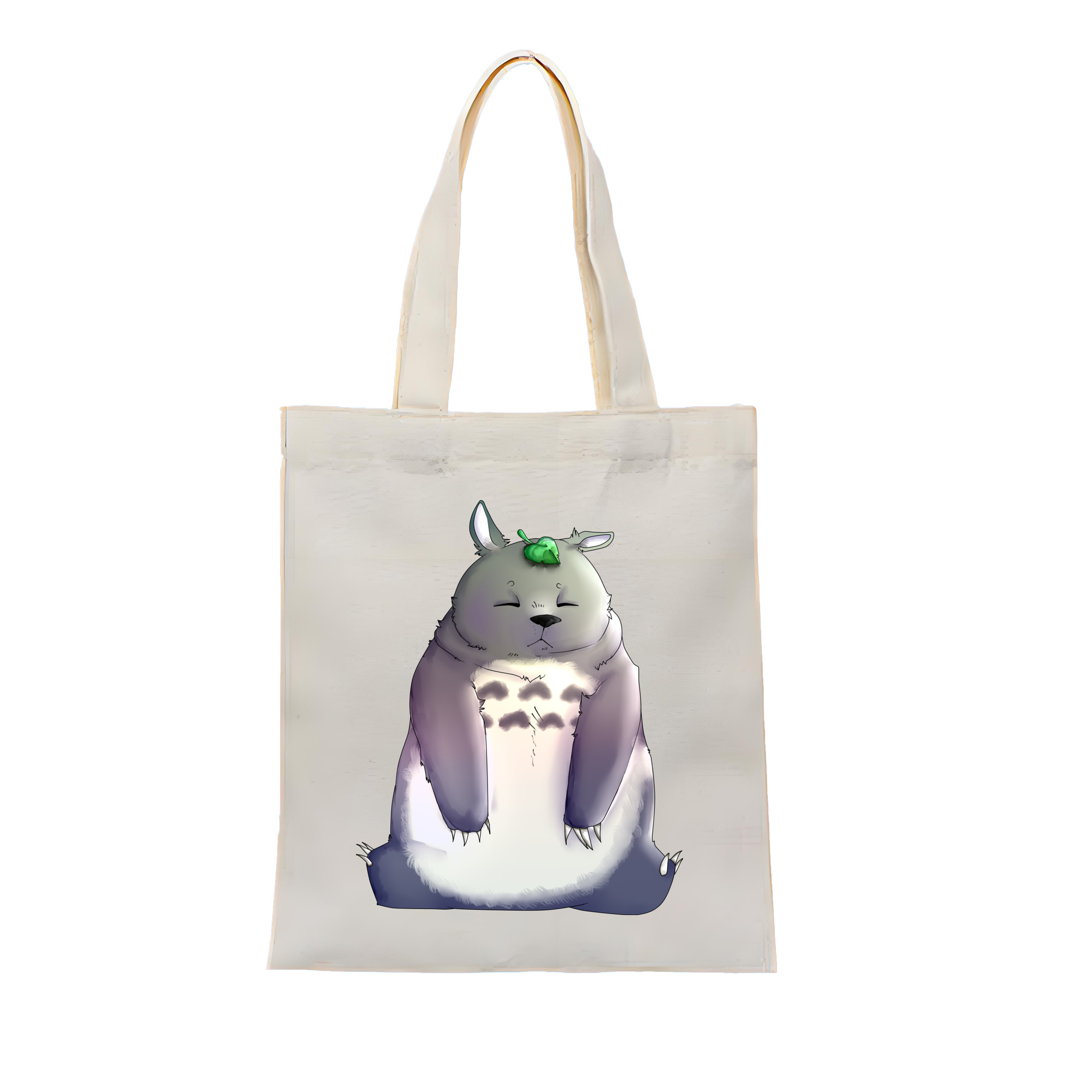 （画像用） となりのトトロ 草壁メイ 草壁サツキ My Neighbor Totoro Satsuki Kusakabe Mei Kusakabe 縦型キャンバス生地手提げバッグ　トートバッグ