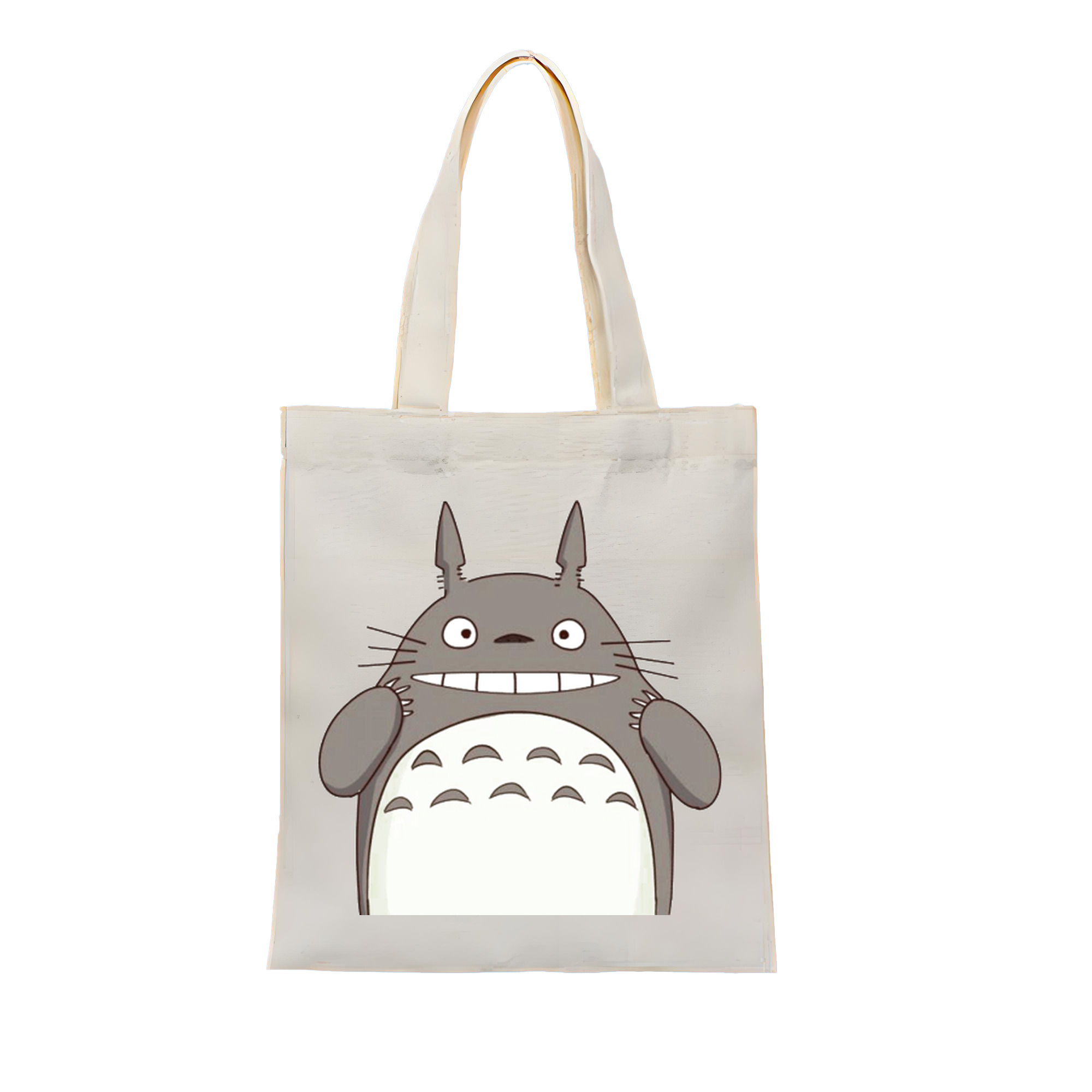 （画像用） となりのトトロ 草壁メイ 草壁サツキ My Neighbor Totoro Satsuki Kusakabe Mei Kusakabe 縦型キャンバス生地手提げバッグ　トートバッグ