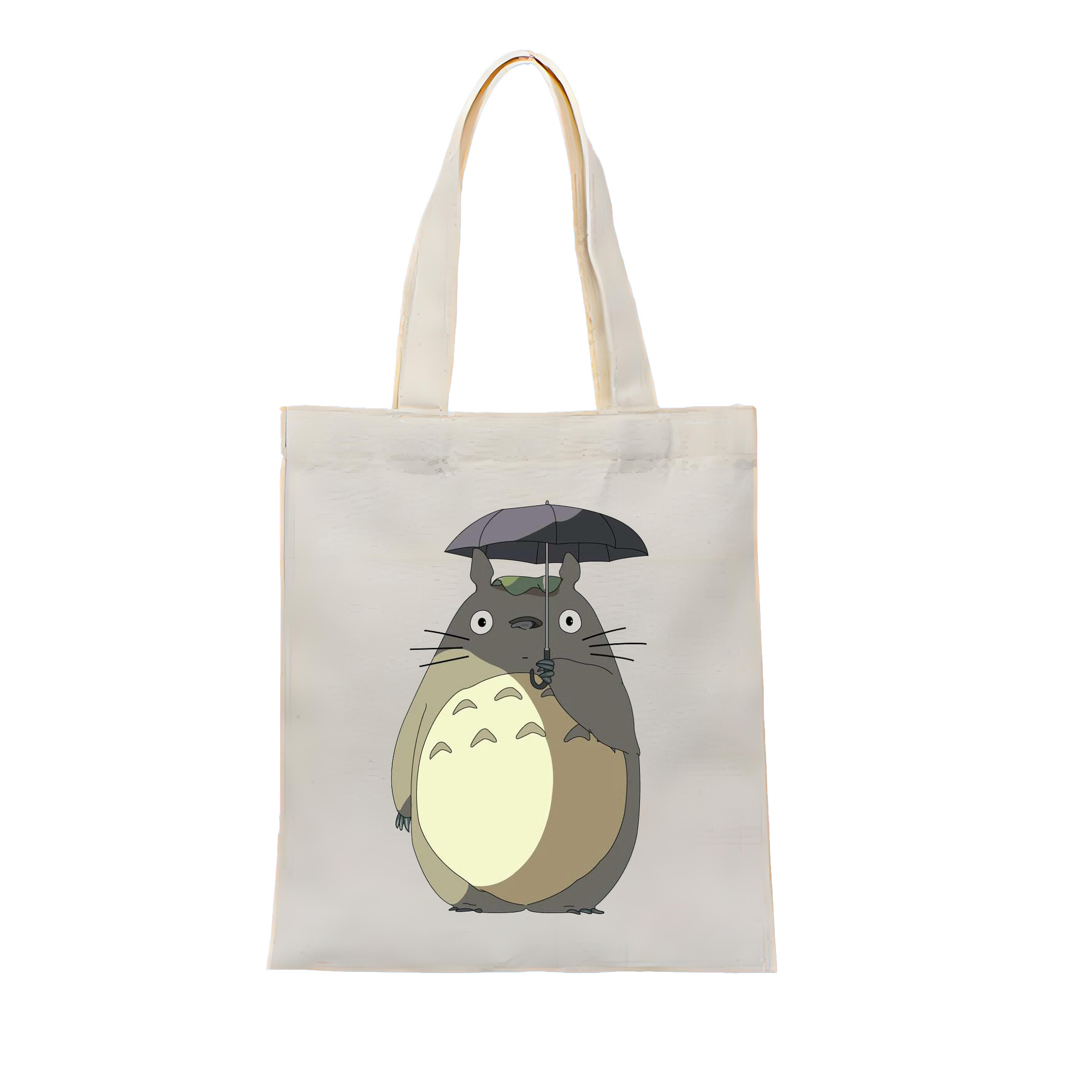 （画像用） となりのトトロ 草壁メイ 草壁サツキ My Neighbor Totoro Satsuki Kusakabe Mei Kusakabe 縦型キャンバス生地手提げバッグ　トートバッグ