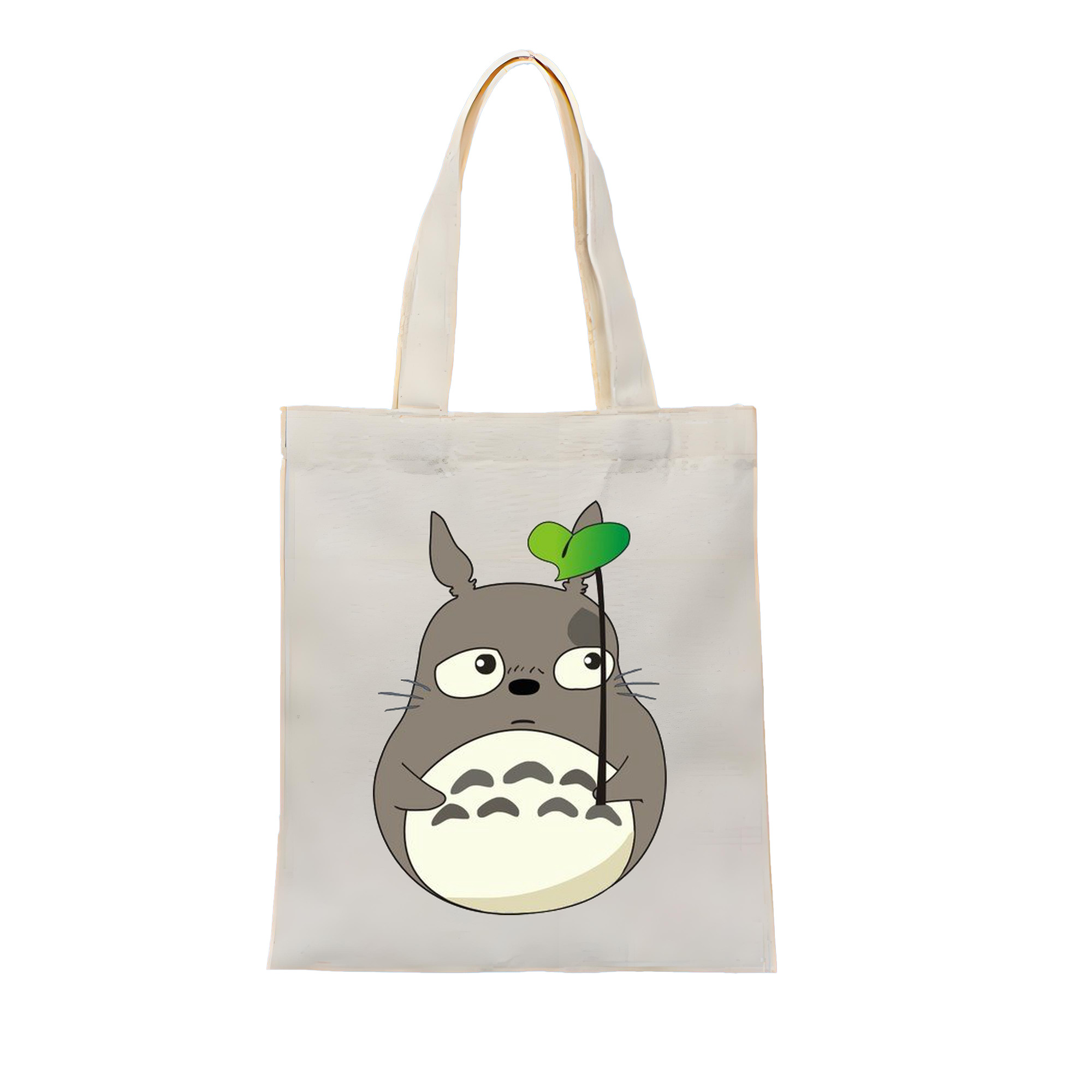 （画像用） となりのトトロ 草壁メイ 草壁サツキ My Neighbor Totoro Satsuki Kusakabe Mei Kusakabe 縦型キャンバス生地手提げバッグ　トートバッグ