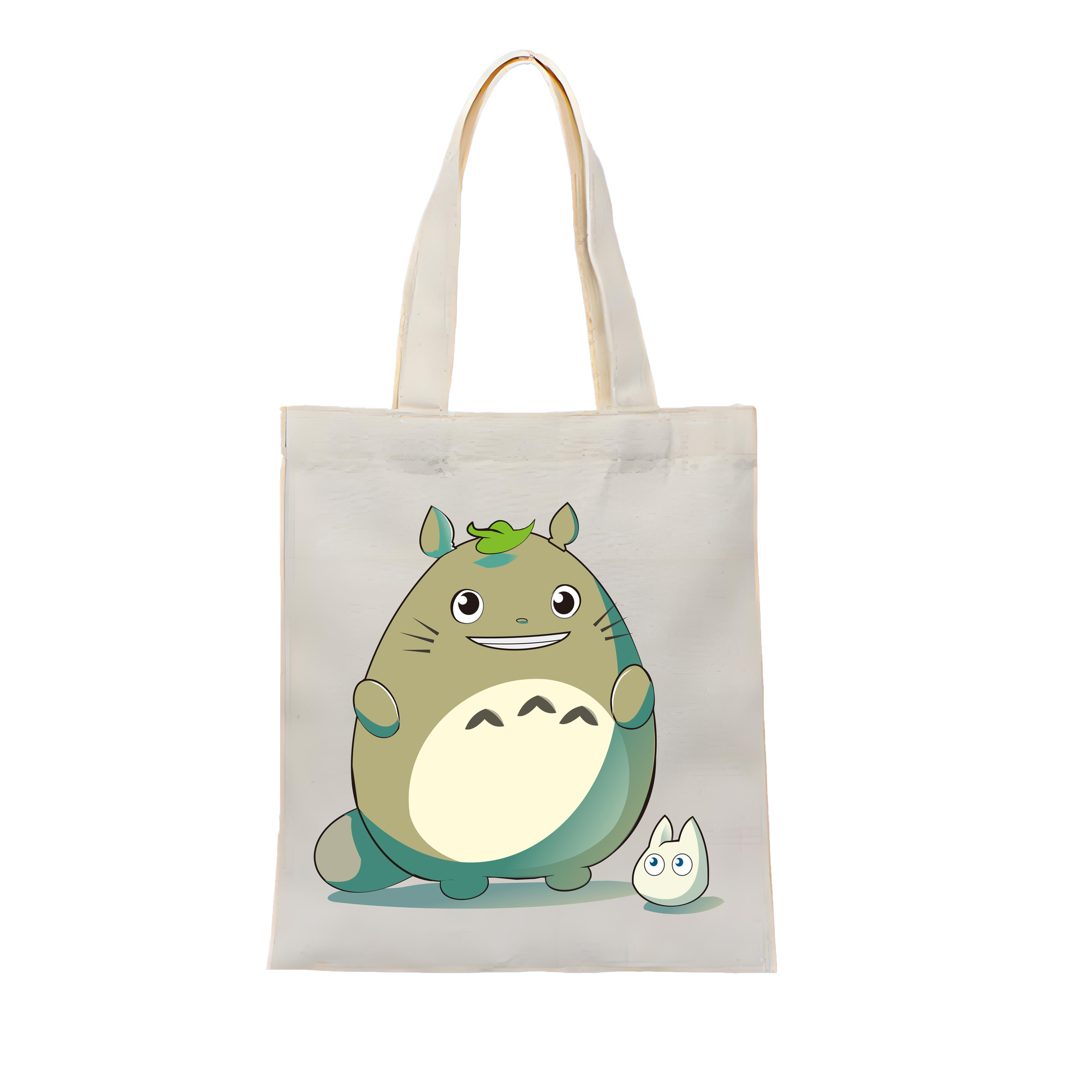 （画像用） となりのトトロ 草壁メイ 草壁サツキ My Neighbor Totoro Satsuki Kusakabe Mei Kusakabe 縦型キャンバス生地手提げバッグ　トートバッグ