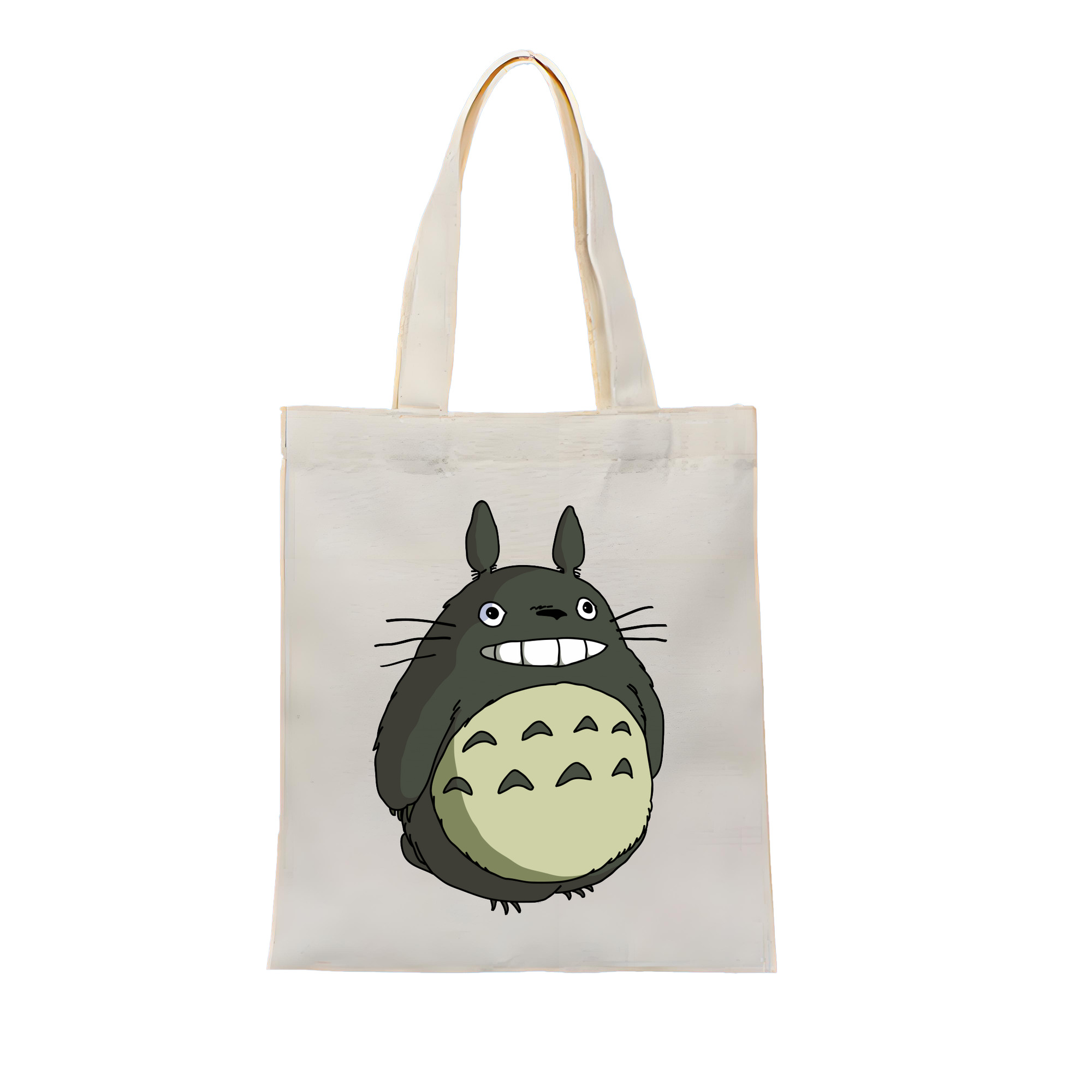 （画像用） となりのトトロ 草壁メイ 草壁サツキ My Neighbor Totoro Satsuki Kusakabe Mei Kusakabe 縦型キャンバス生地手提げバッグ　トートバッグ