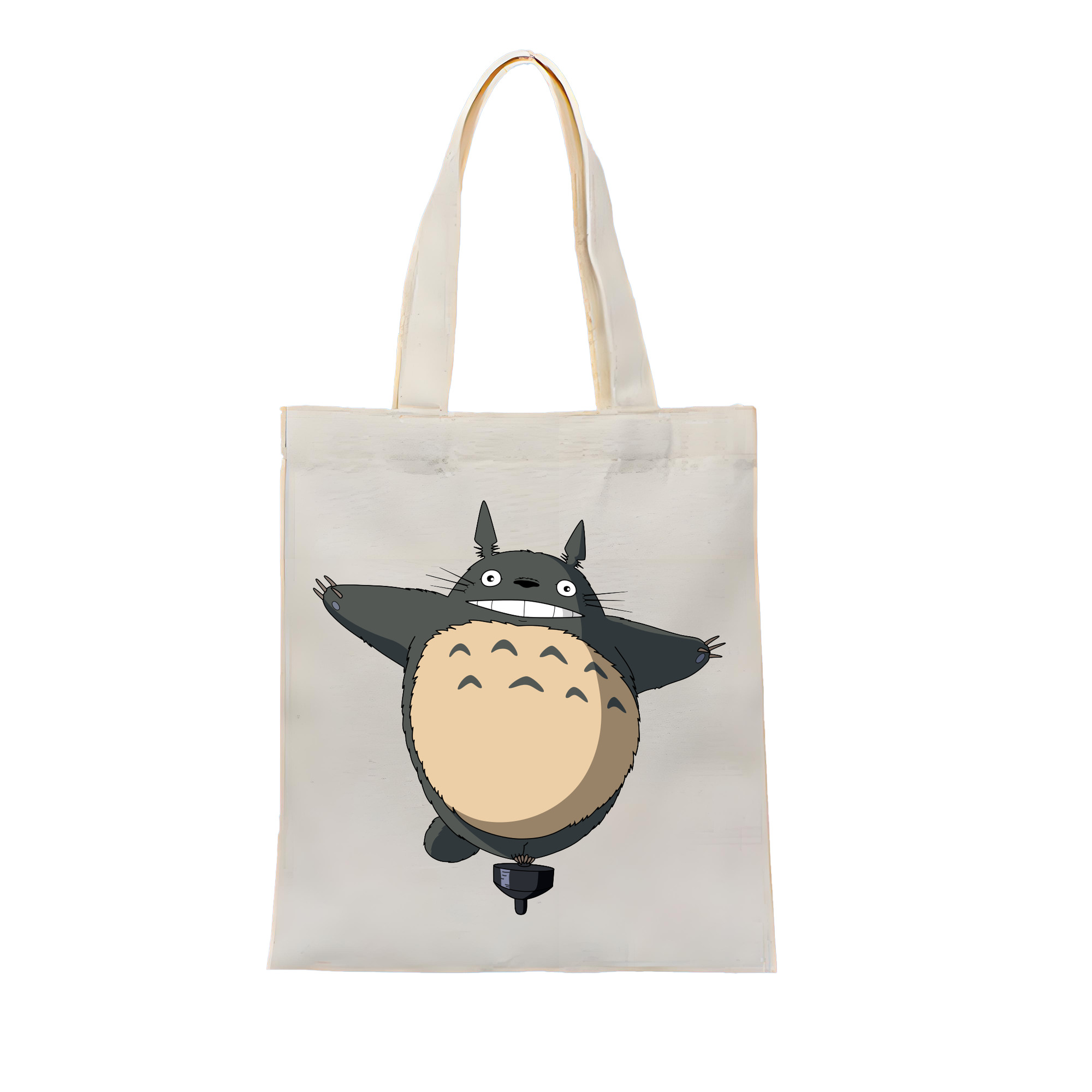 （画像用） となりのトトロ 草壁メイ 草壁サツキ My Neighbor Totoro Satsuki Kusakabe Mei Kusakabe 縦型キャンバス生地手提げバッグ　トートバッグ
