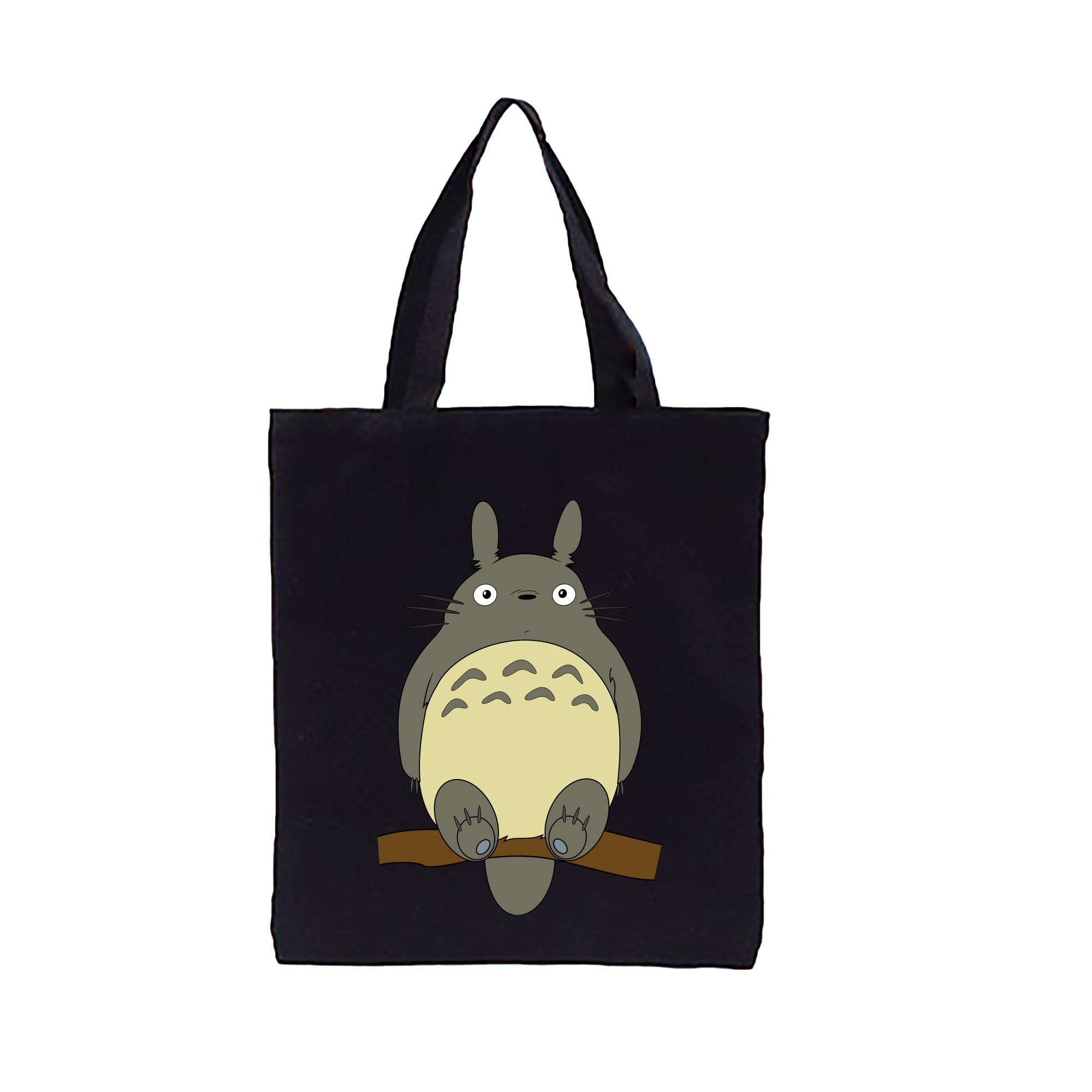 （画像用） となりのトトロ 草壁メイ 草壁サツキ My Neighbor Totoro Satsuki Kusakabe Mei Kusakabe 縦型キャンバス生地手提げバッグ　トートバッグ