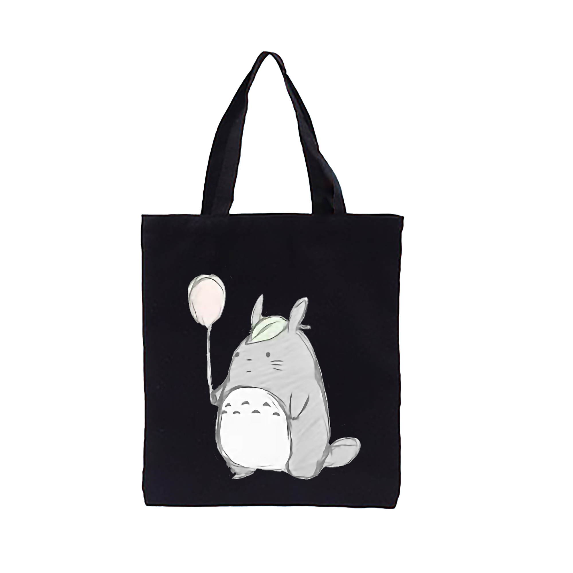 （画像用） となりのトトロ 草壁メイ 草壁サツキ My Neighbor Totoro Satsuki Kusakabe Mei Kusakabe 縦型キャンバス生地手提げバッグ　トートバッグ
