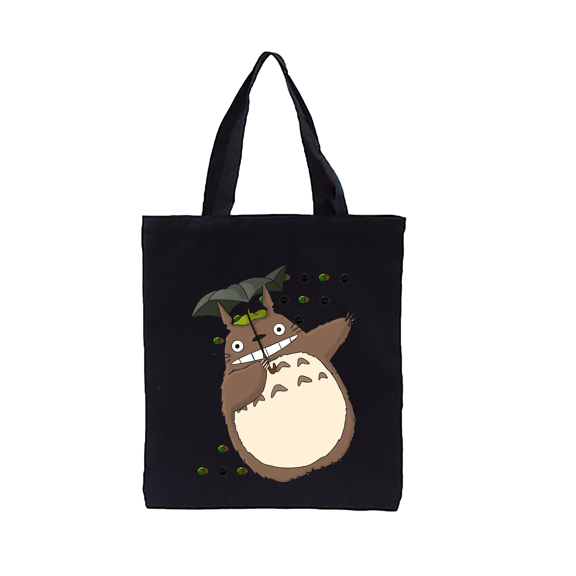 （画像用） となりのトトロ 草壁メイ 草壁サツキ My Neighbor Totoro Satsuki Kusakabe Mei Kusakabe 縦型キャンバス生地手提げバッグ　トートバッグ