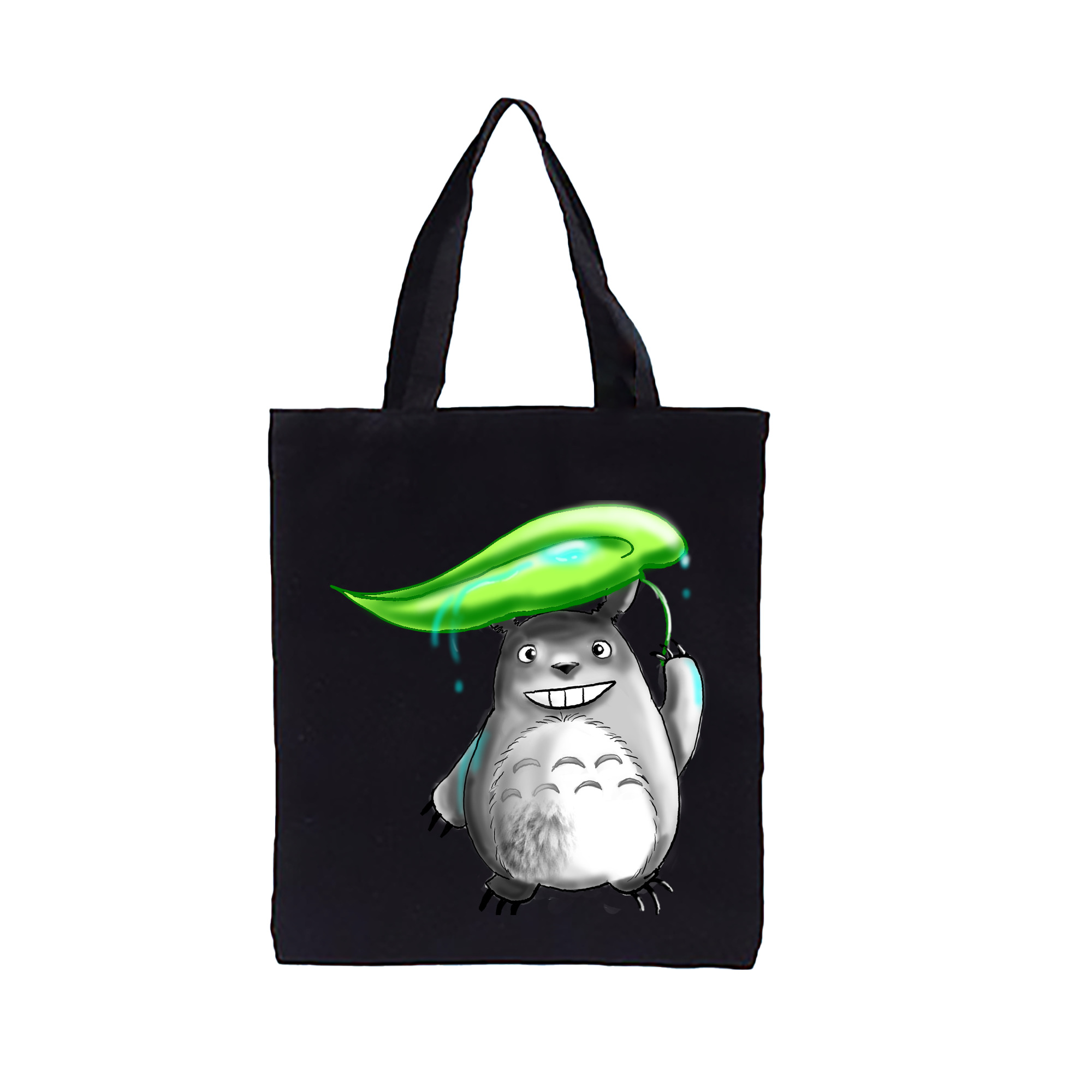 （画像用） となりのトトロ 草壁メイ 草壁サツキ My Neighbor Totoro Satsuki Kusakabe Mei Kusakabe 縦型キャンバス生地手提げバッグ　トートバッグ