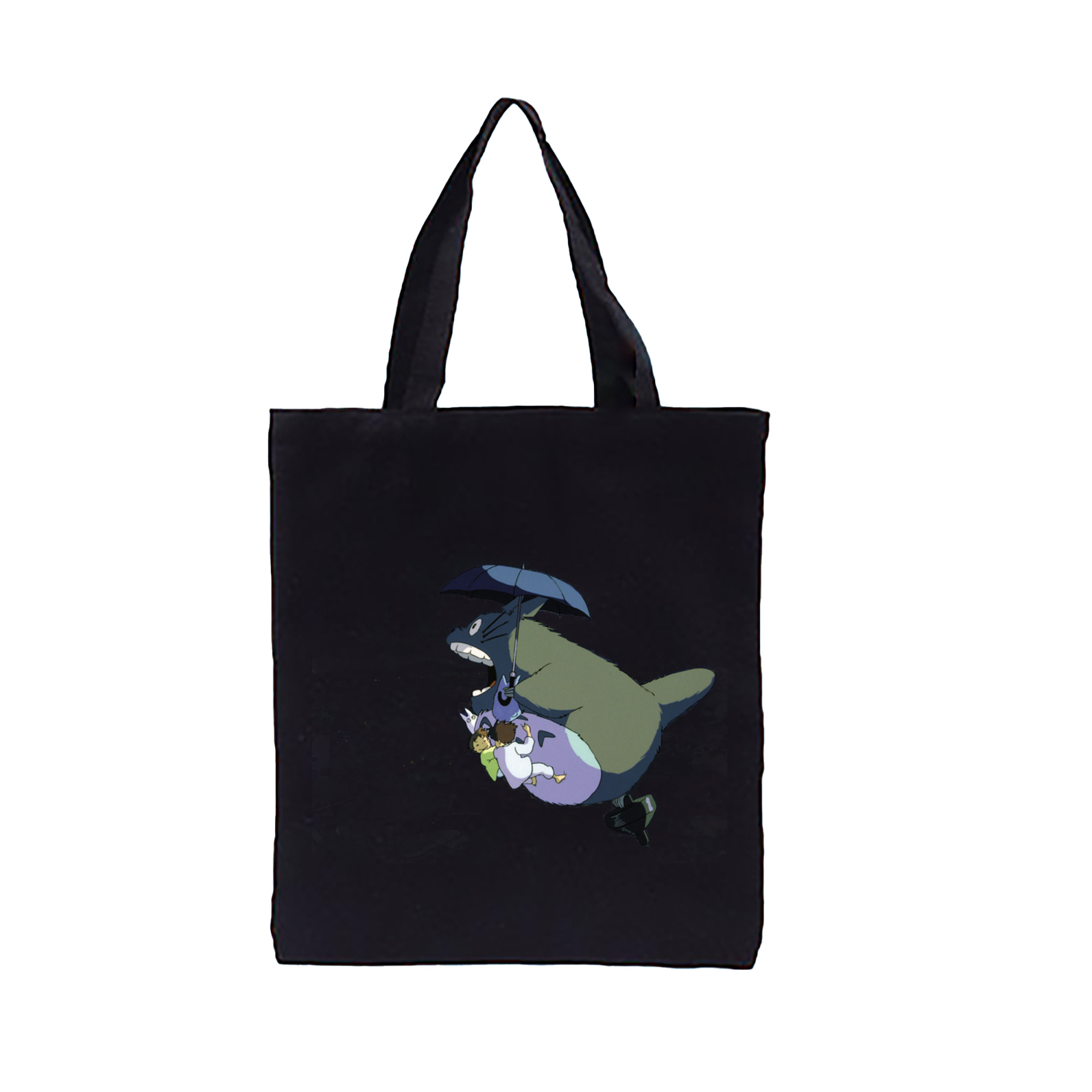 （画像用） となりのトトロ 草壁メイ 草壁サツキ My Neighbor Totoro Satsuki Kusakabe Mei Kusakabe 縦型キャンバス生地手提げバッグ　トートバッグ