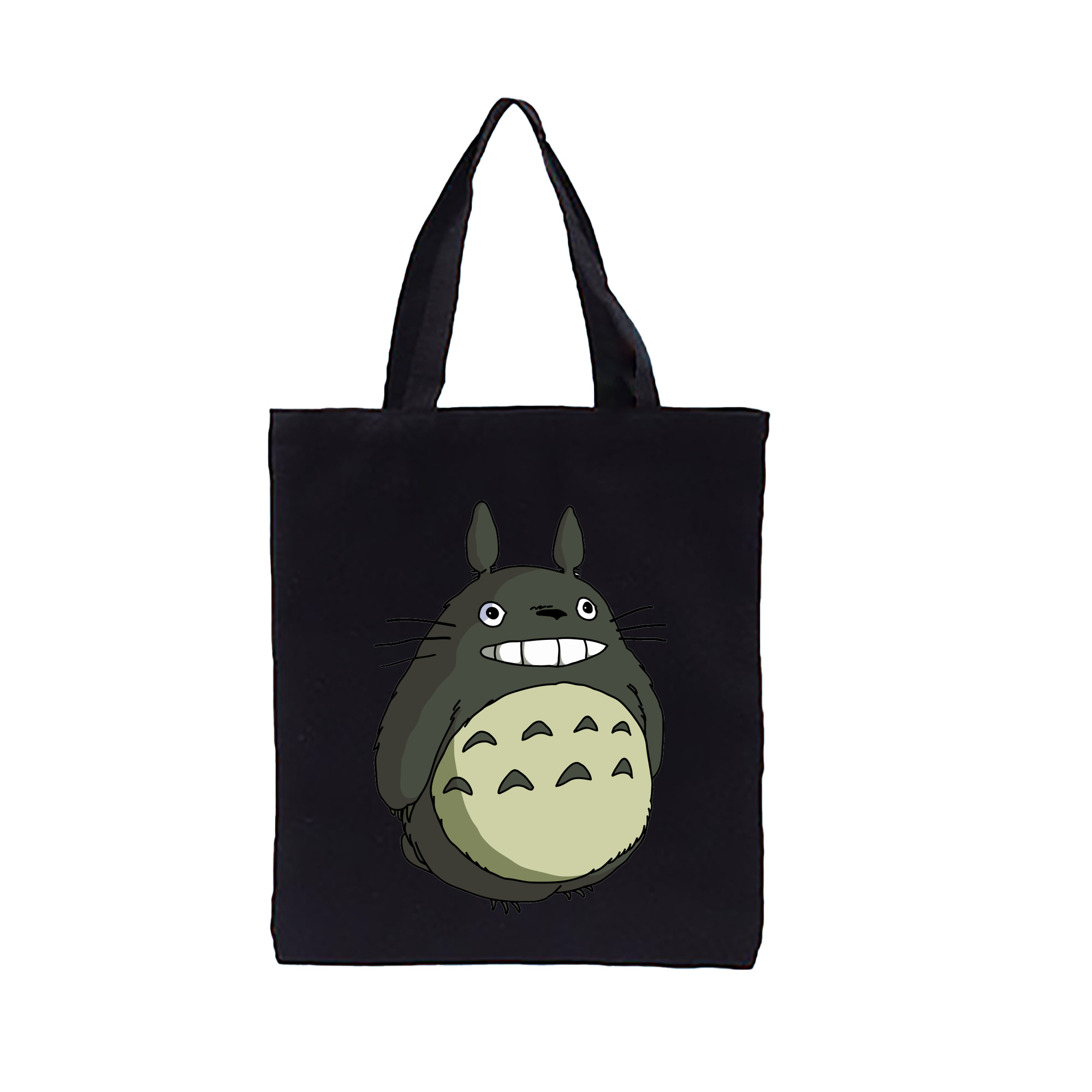（画像用） となりのトトロ 草壁メイ 草壁サツキ My Neighbor Totoro Satsuki Kusakabe Mei Kusakabe 縦型キャンバス生地手提げバッグ　トートバッグ