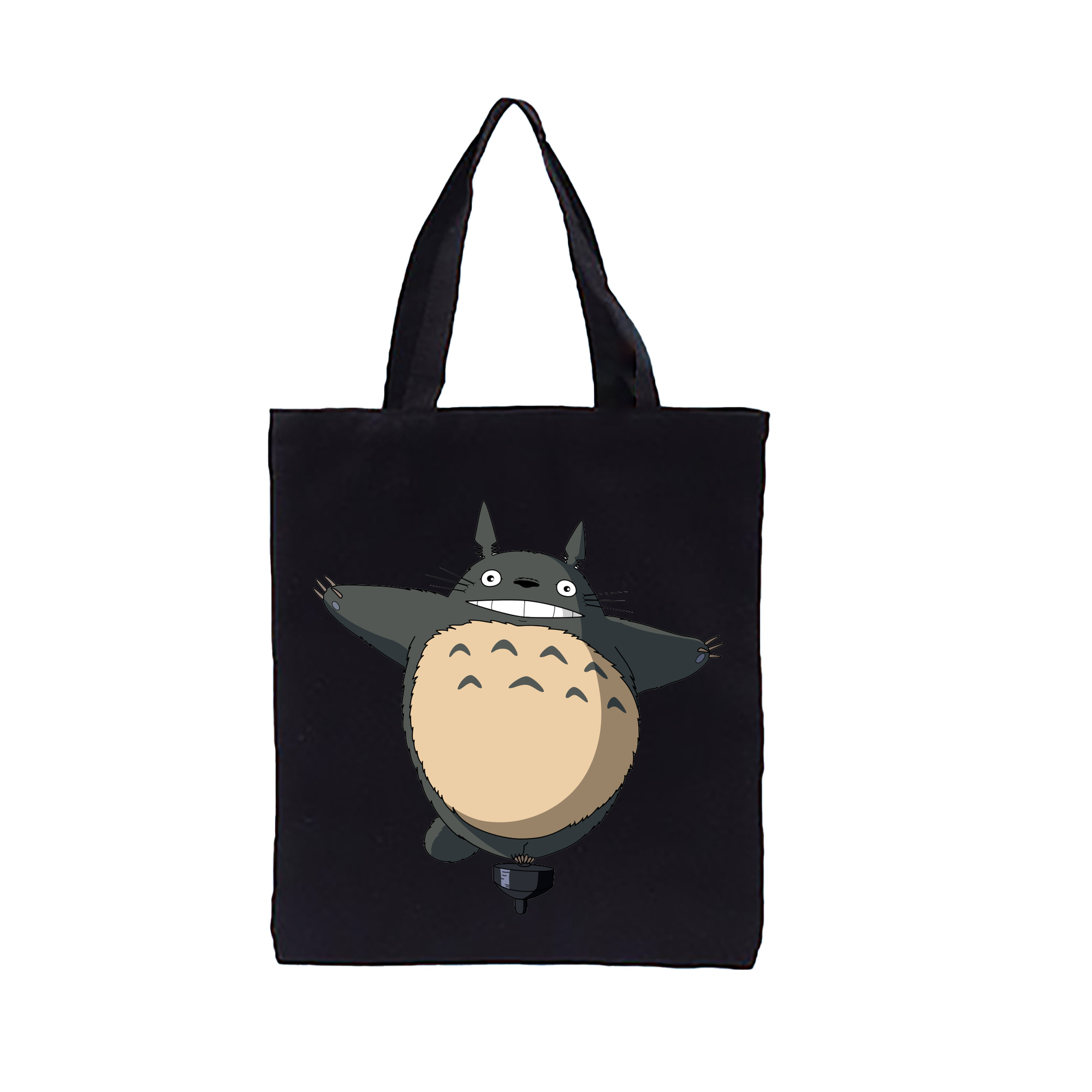 （画像用） となりのトトロ 草壁メイ 草壁サツキ My Neighbor Totoro Satsuki Kusakabe Mei Kusakabe 縦型キャンバス生地手提げバッグ　トートバッグ