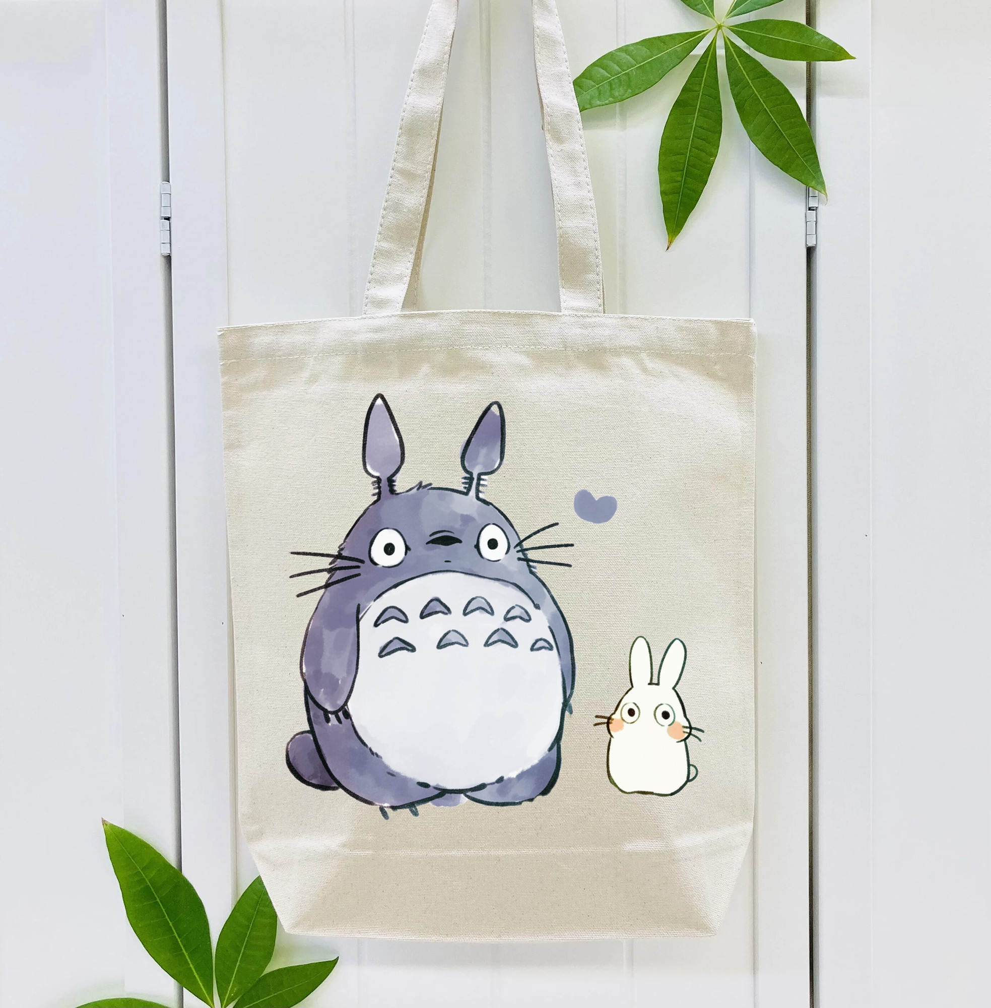 となりのトトロ 草壁メイ 草壁サツキ My Neighbor Totoro Satsuki Kusakabe Mei Kusakabe 縦型キャンバス生地手提げバッグ　トートバッグ