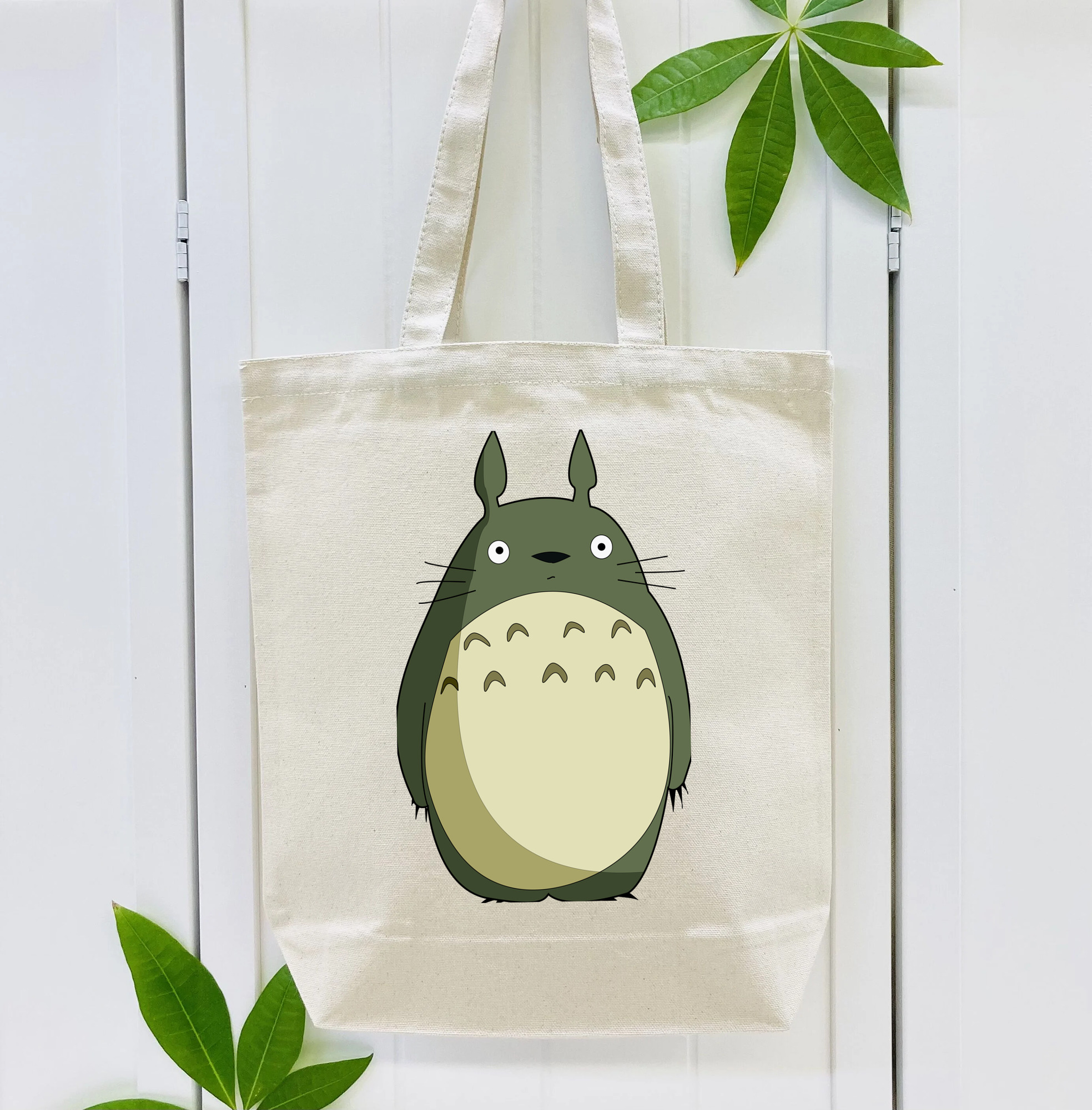 となりのトトロ 草壁メイ 草壁サツキ My Neighbor Totoro Satsuki Kusakabe Mei Kusakabe 縦型キャンバス生地手提げバッグ　トートバッグ
