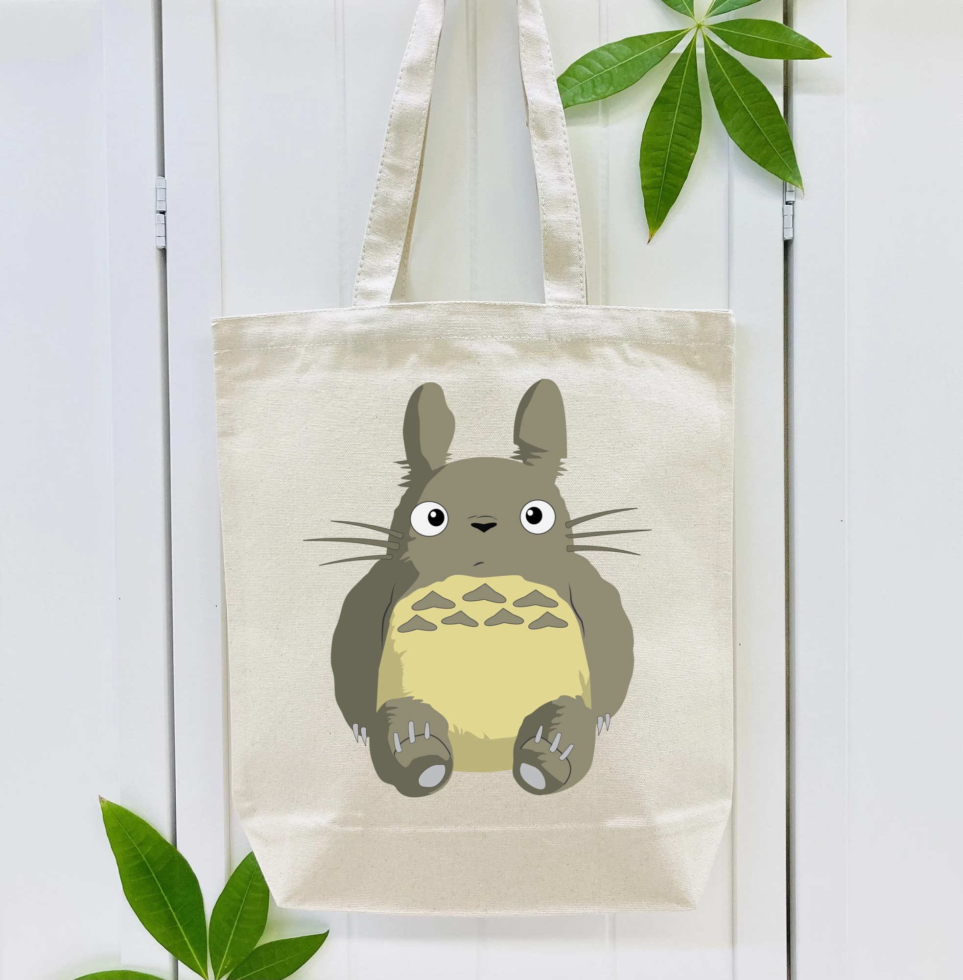 となりのトトロ 草壁メイ 草壁サツキ My Neighbor Totoro Satsuki Kusakabe Mei Kusakabe 縦型キャンバス生地手提げバッグ　トートバッグ