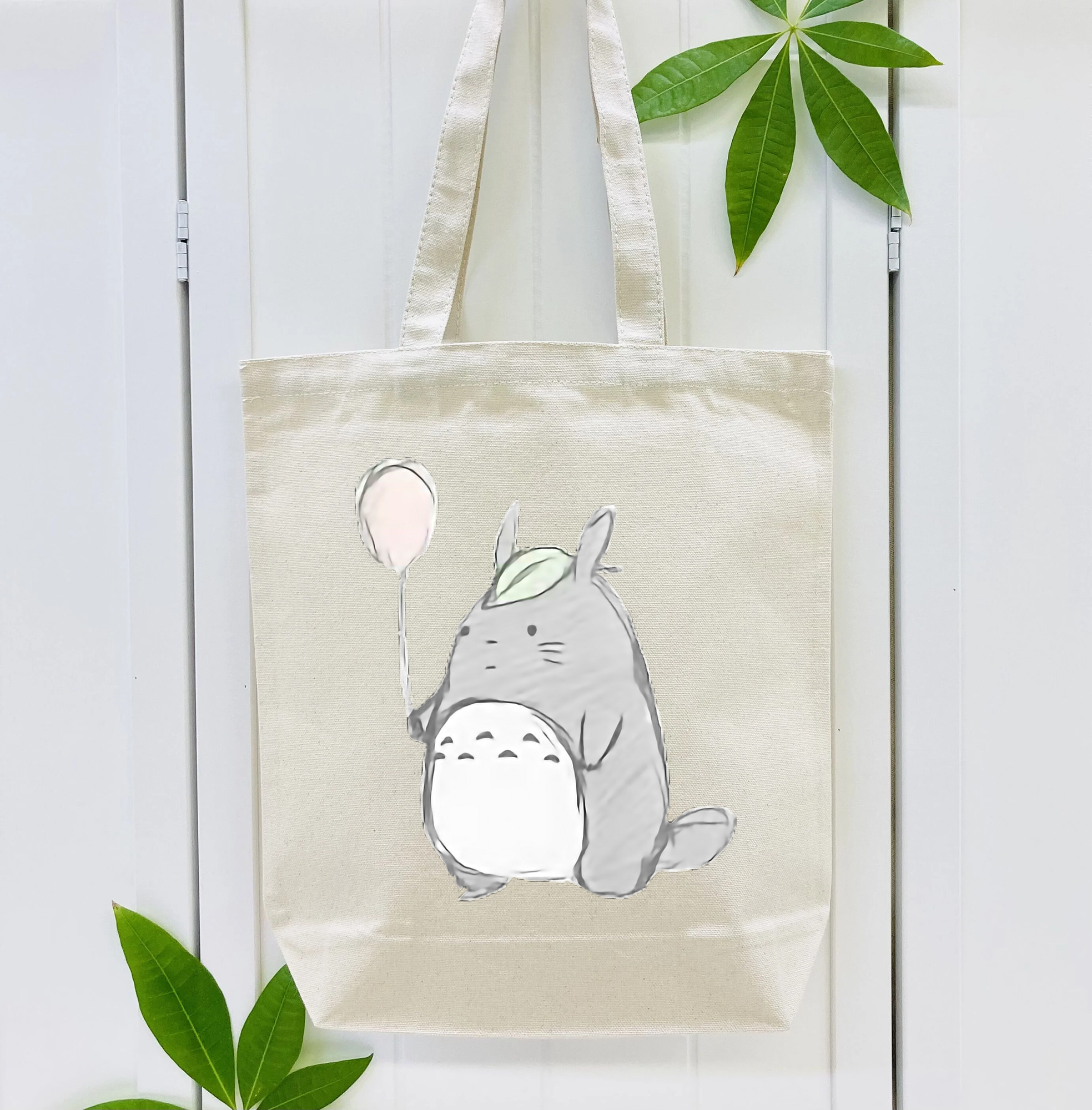 となりのトトロ 草壁メイ 草壁サツキ My Neighbor Totoro Satsuki Kusakabe Mei Kusakabe 縦型キャンバス生地手提げバッグ　トートバッグ