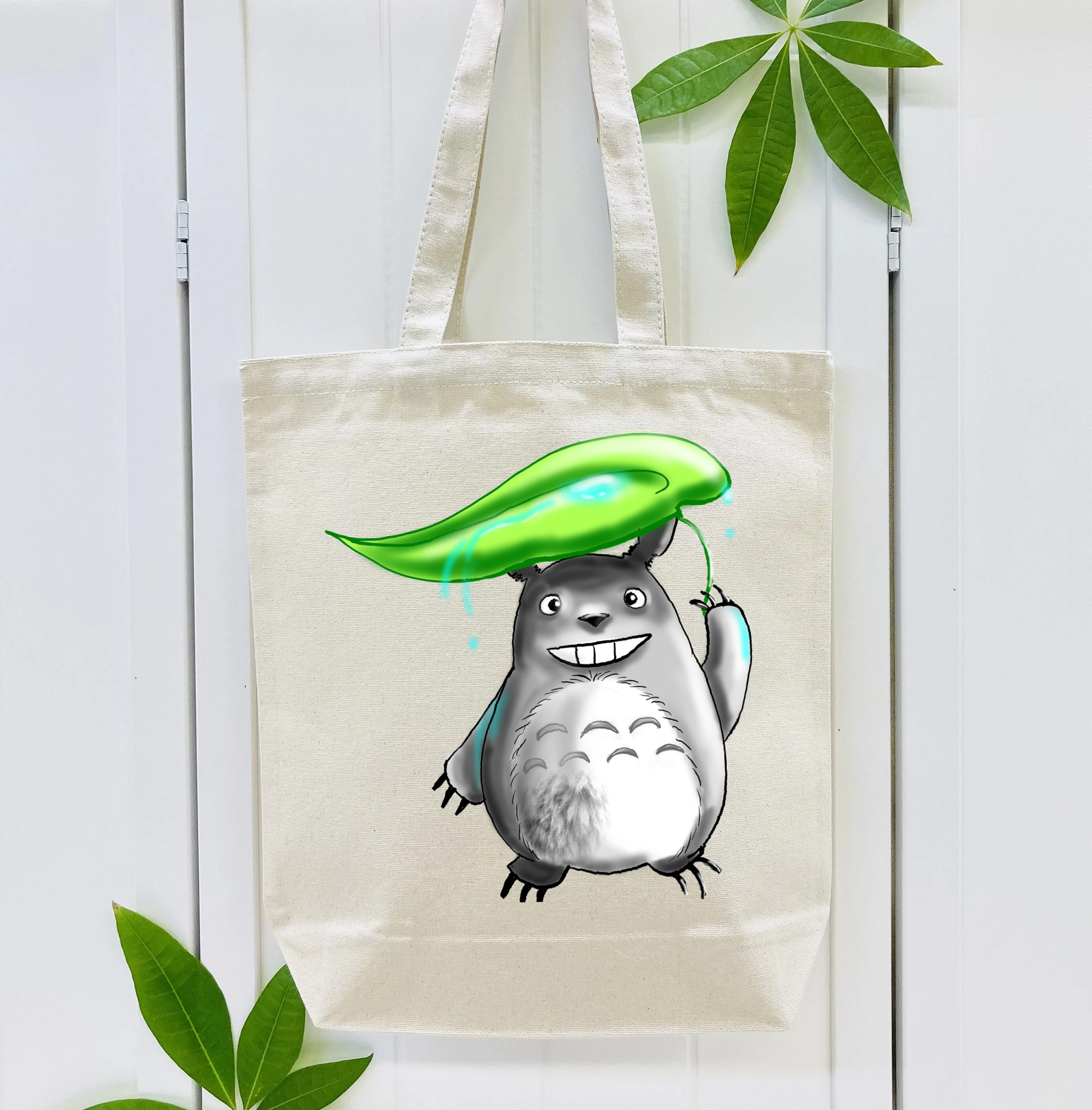 となりのトトロ 草壁メイ 草壁サツキ My Neighbor Totoro Satsuki Kusakabe Mei Kusakabe 縦型キャンバス生地手提げバッグ　トートバッグ