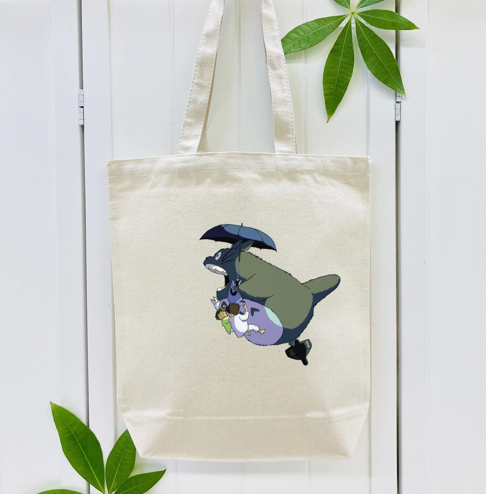 となりのトトロ 草壁メイ 草壁サツキ My Neighbor Totoro Satsuki Kusakabe Mei Kusakabe 縦型キャンバス生地手提げバッグ　トートバッグ
