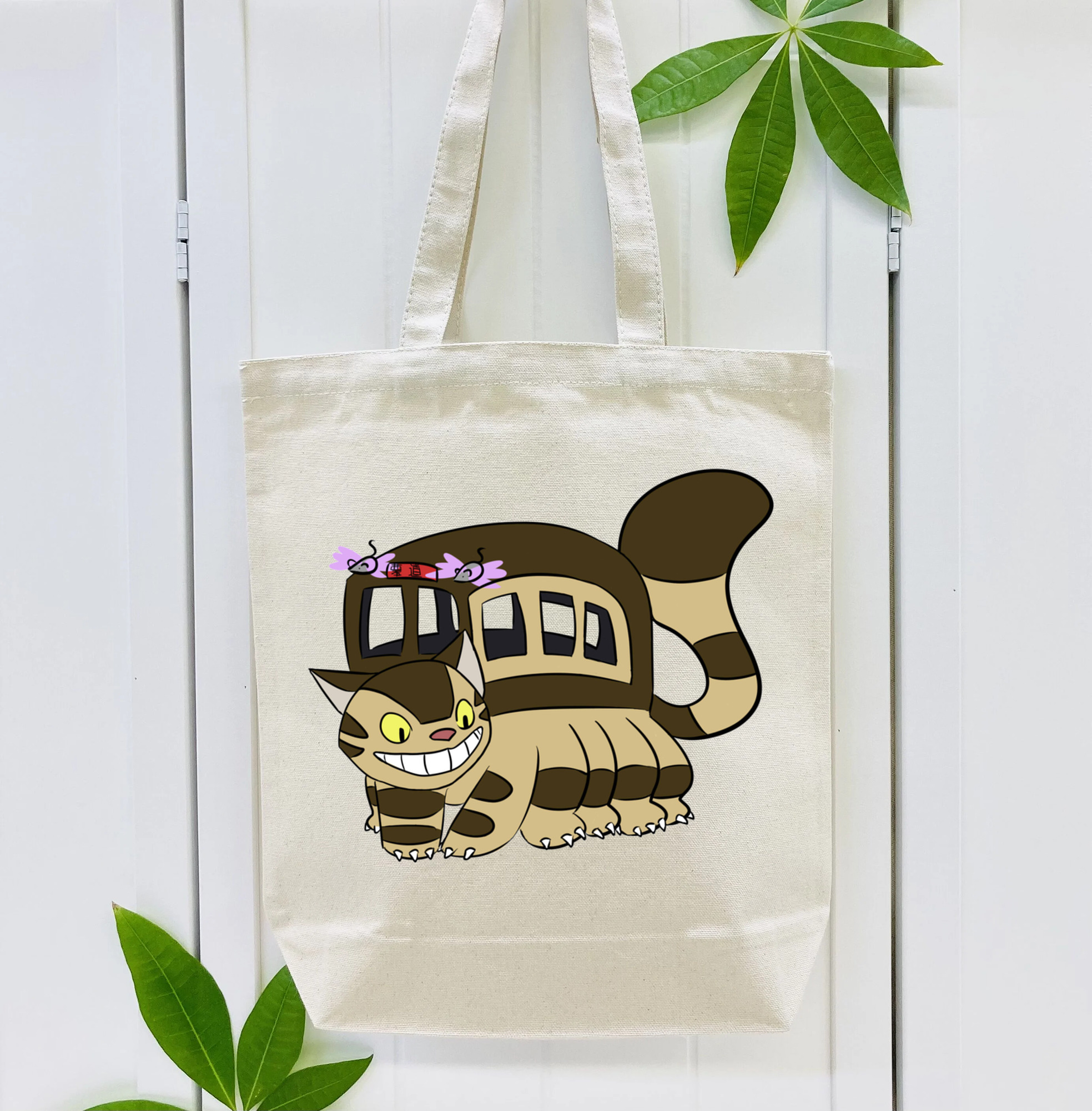 となりのトトロ 草壁メイ 草壁サツキ My Neighbor Totoro Satsuki Kusakabe Mei Kusakabe 縦型キャンバス生地手提げバッグ　トートバッグ