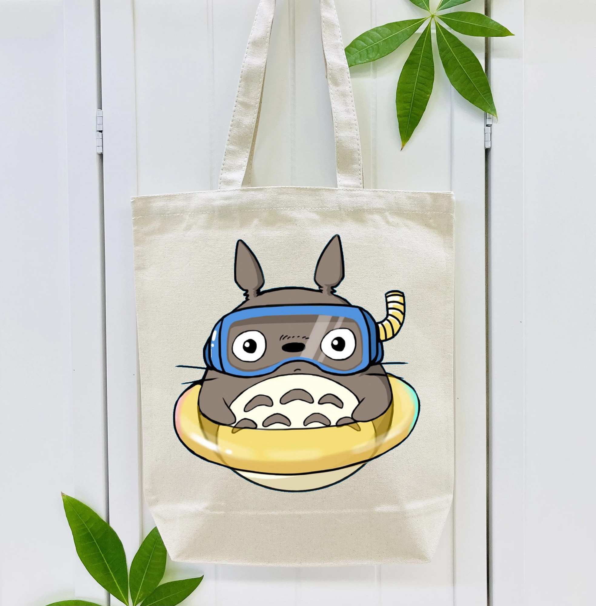 となりのトトロ 草壁メイ 草壁サツキ My Neighbor Totoro Satsuki Kusakabe Mei Kusakabe 縦型キャンバス生地手提げバッグ　トートバッグ