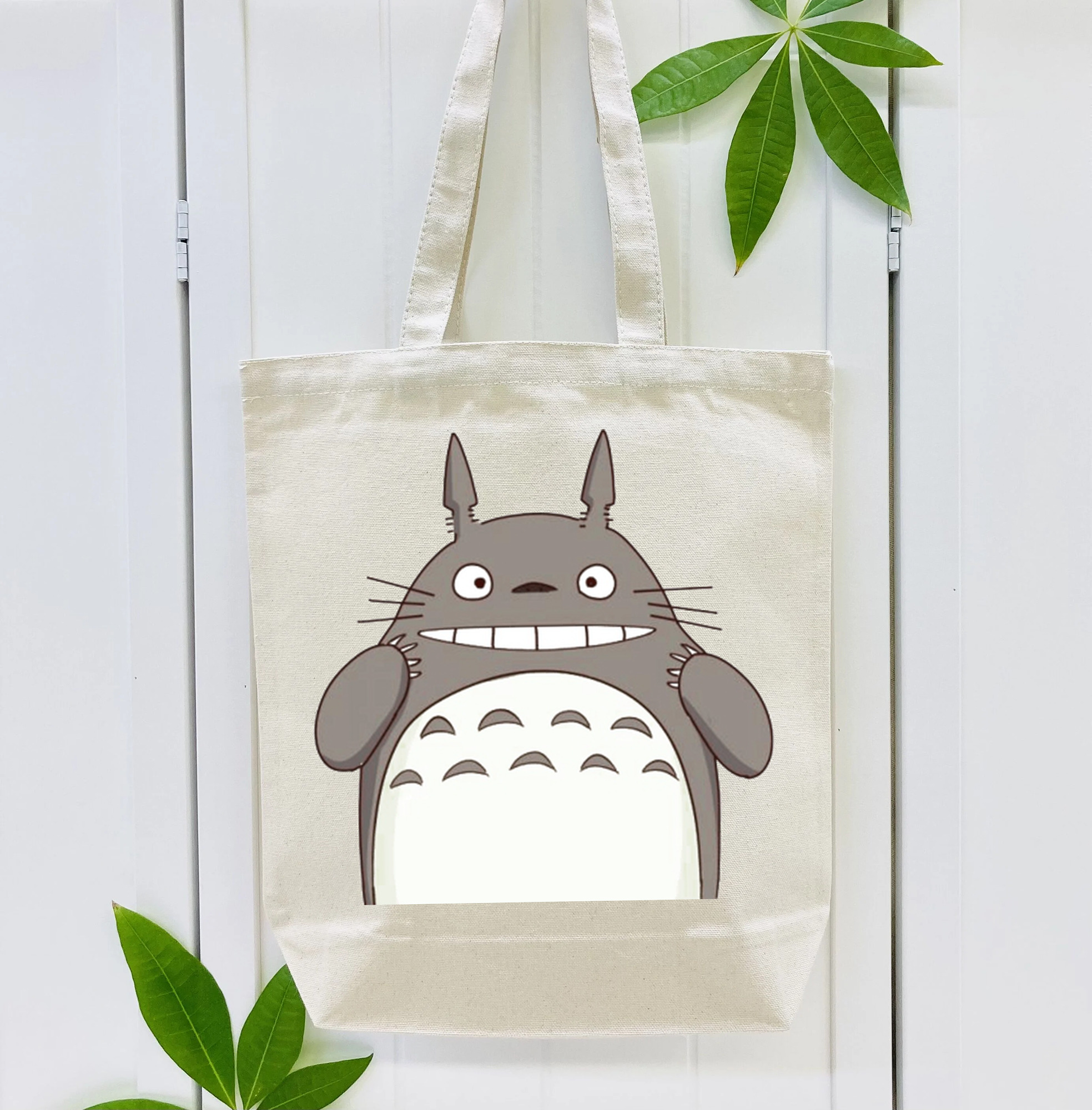 となりのトトロ 草壁メイ 草壁サツキ My Neighbor Totoro Satsuki Kusakabe Mei Kusakabe 縦型キャンバス生地手提げバッグ　トートバッグ