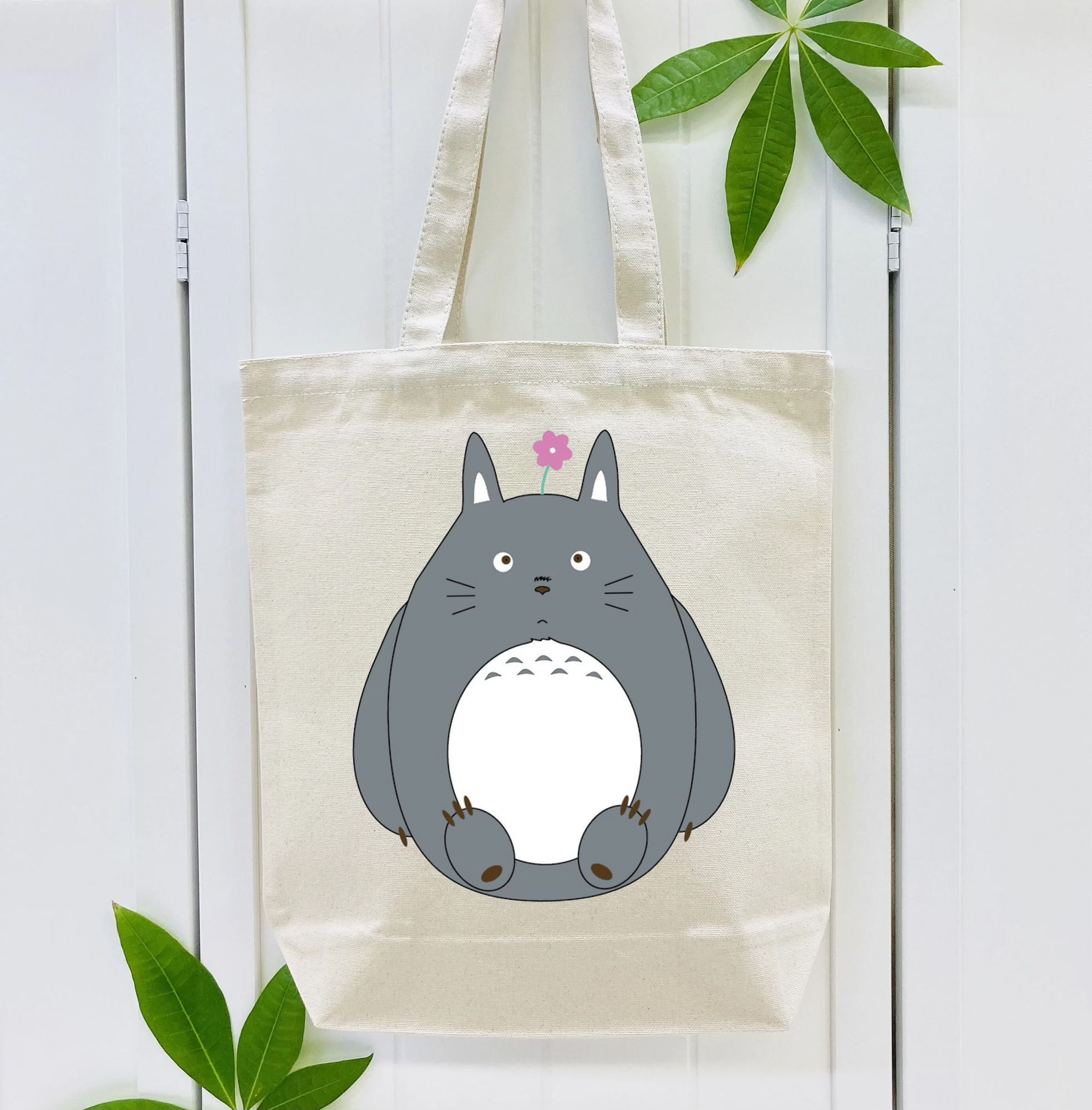 となりのトトロ 草壁メイ 草壁サツキ My Neighbor Totoro Satsuki Kusakabe Mei Kusakabe 縦型キャンバス生地手提げバッグ　トートバッグ