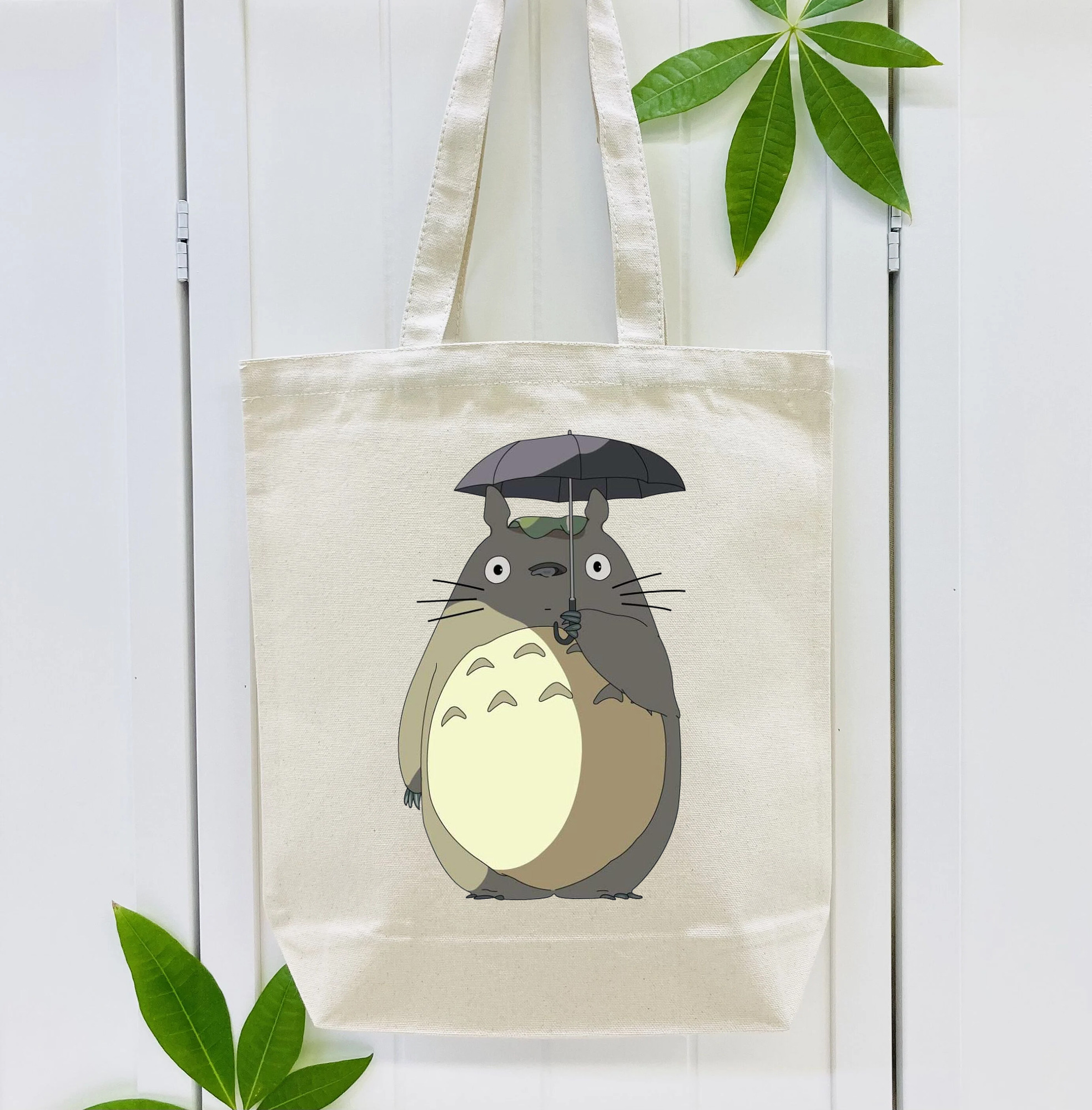 となりのトトロ 草壁メイ 草壁サツキ My Neighbor Totoro Satsuki Kusakabe Mei Kusakabe 縦型キャンバス生地手提げバッグ　トートバッグ