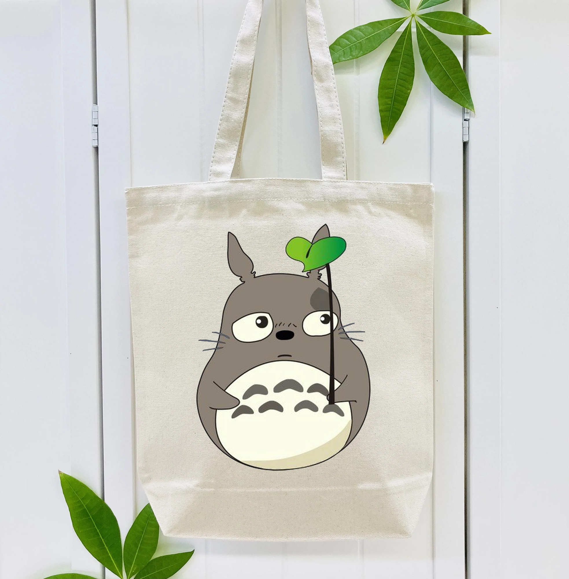 となりのトトロ 草壁メイ 草壁サツキ My Neighbor Totoro Satsuki Kusakabe Mei Kusakabe 縦型キャンバス生地手提げバッグ　トートバッグ